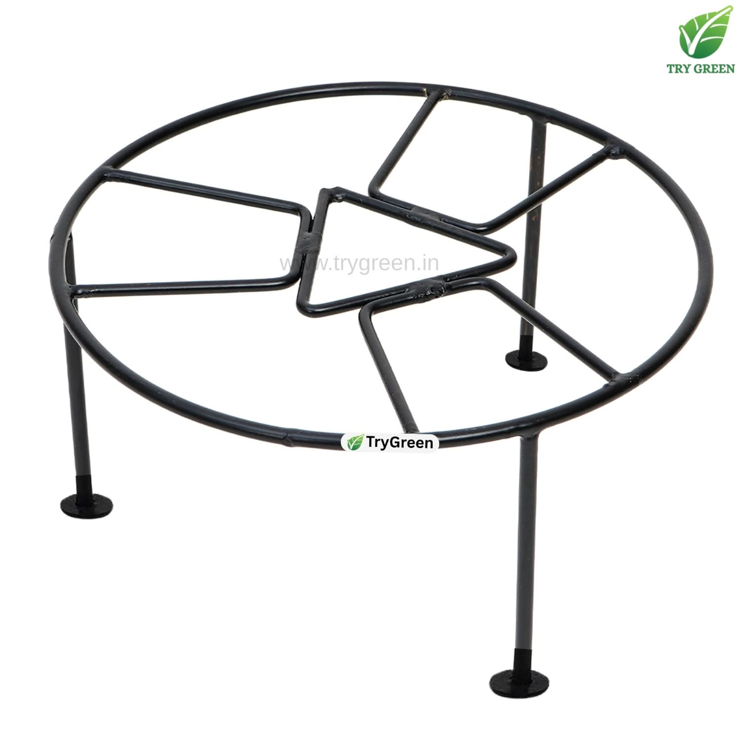 TryGreen Rect Pot Stands for Home and Garden Decor