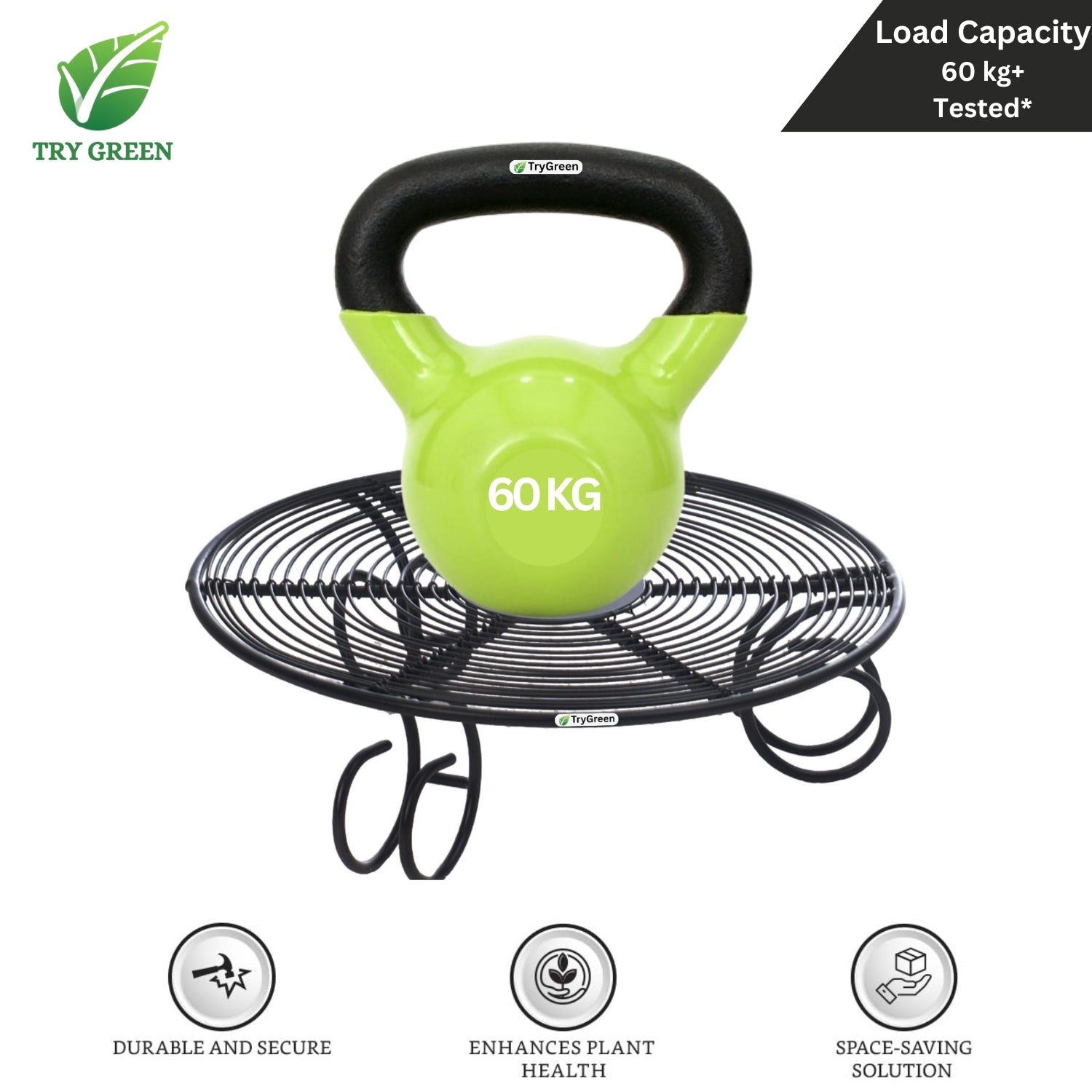 TryGreen Vorn Metal Pot Stands for Planters