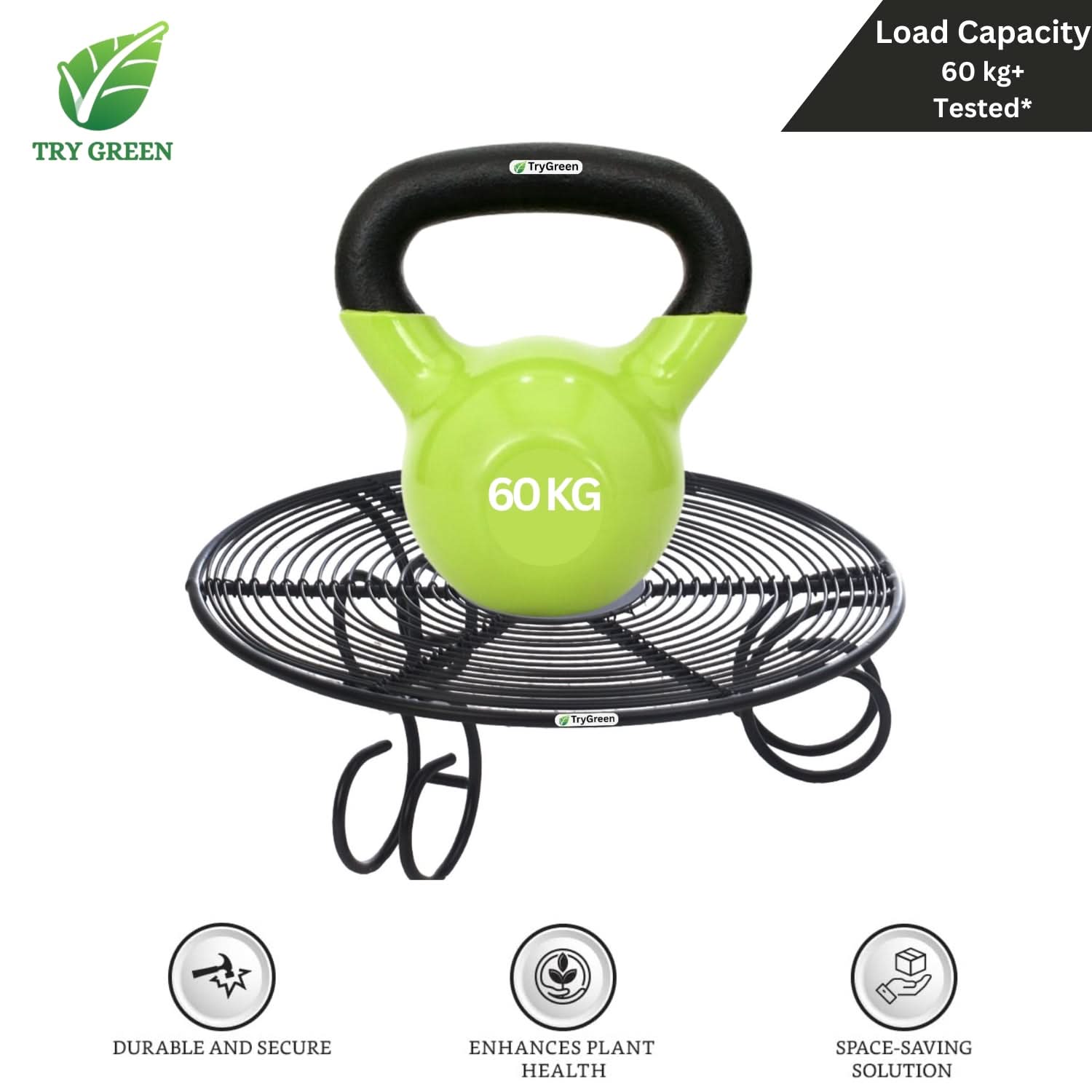 TryGreen Vorn Metal Pot Stands for Planters