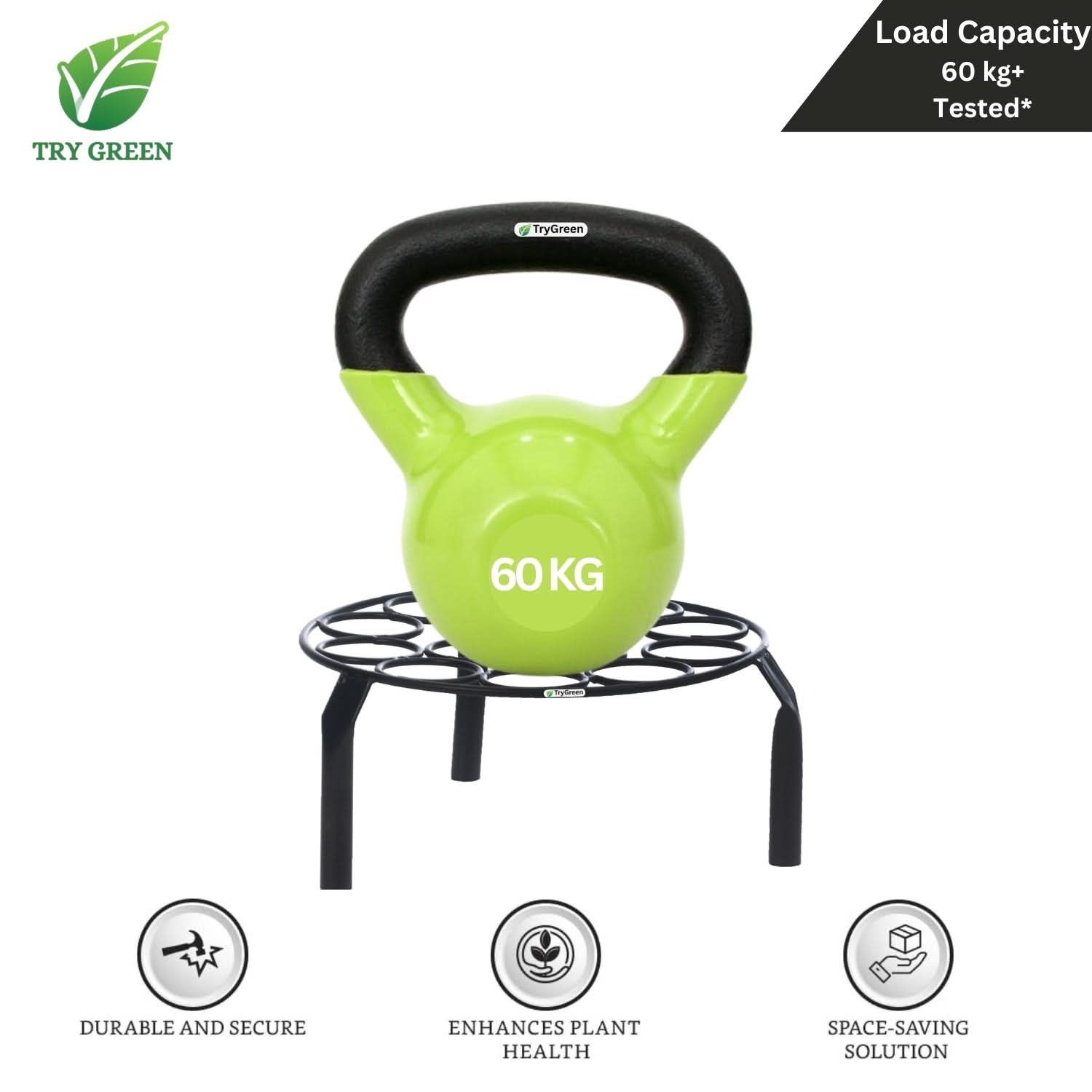 TryGreen Rivn Metal Pot Stands for Planters