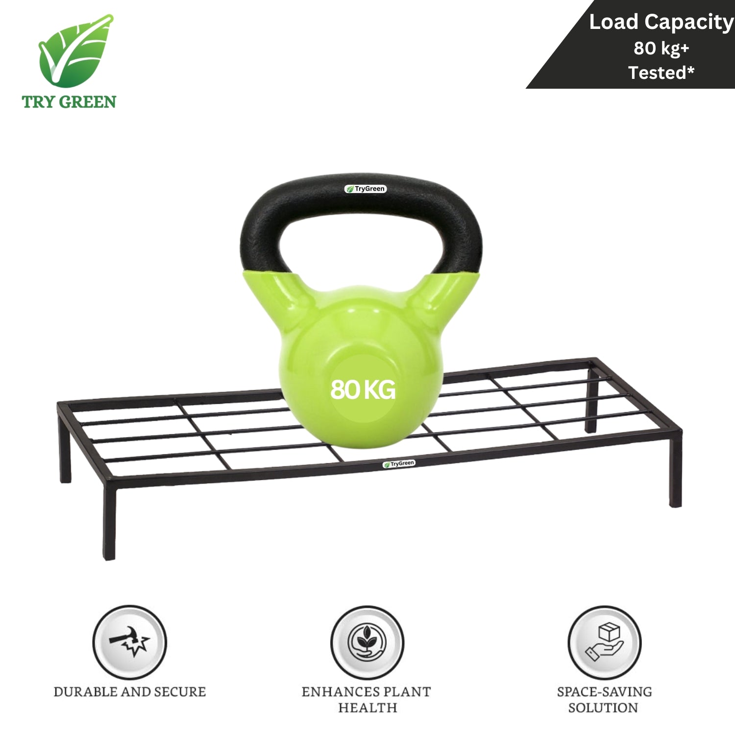 TryGreen Elara Metal Pot Stands for Planters