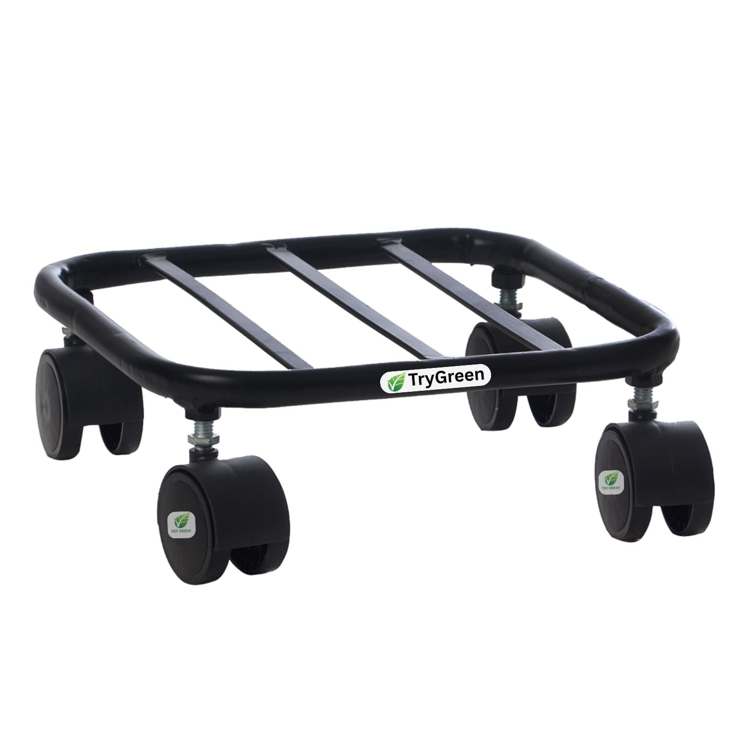 TryGreen Daze Wheel Rolling Plant Stand for Planters