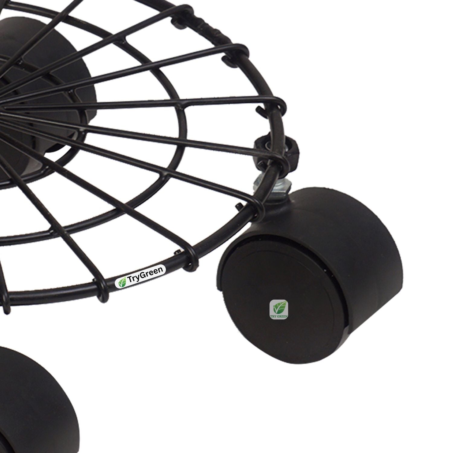 TryGreen Craby Wheel Rolling Plant Stand for Planters