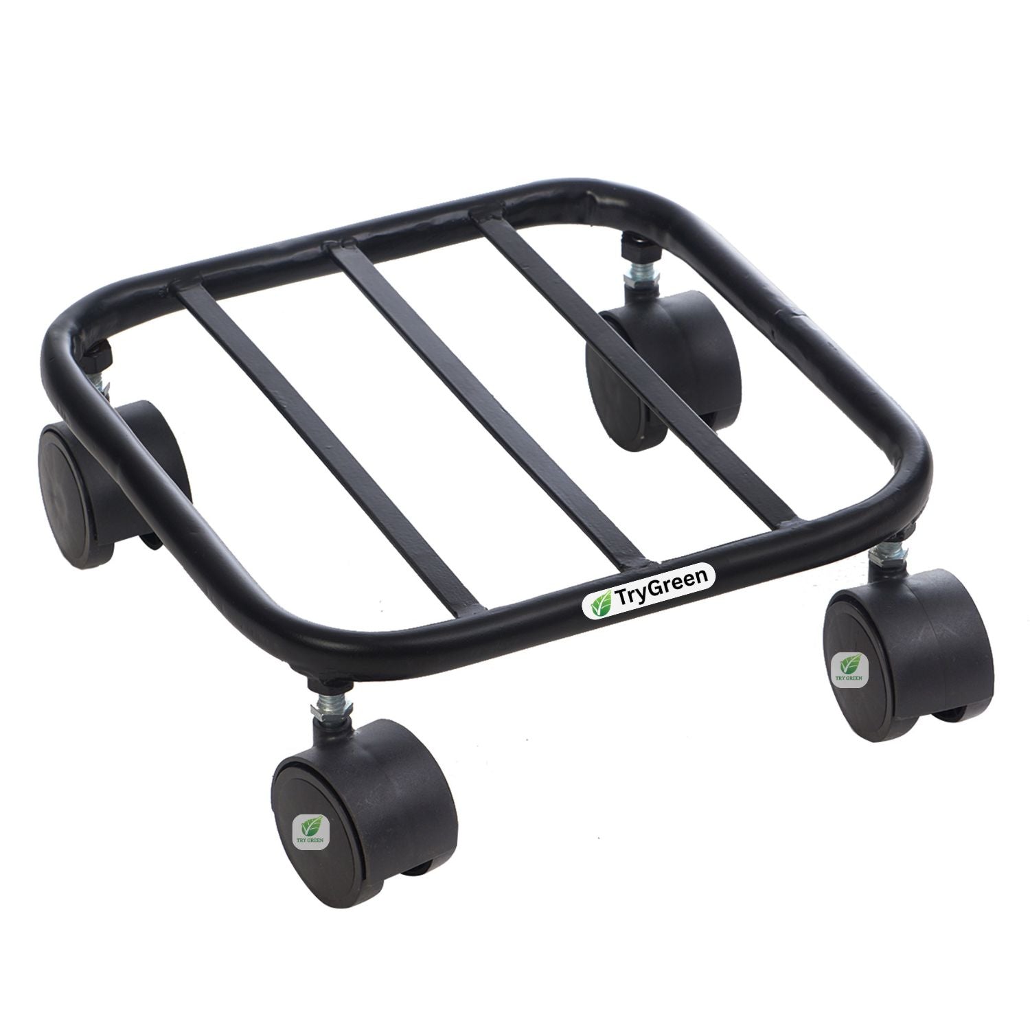 TryGreen Daze Wheel Rolling Plant Stand for Planters