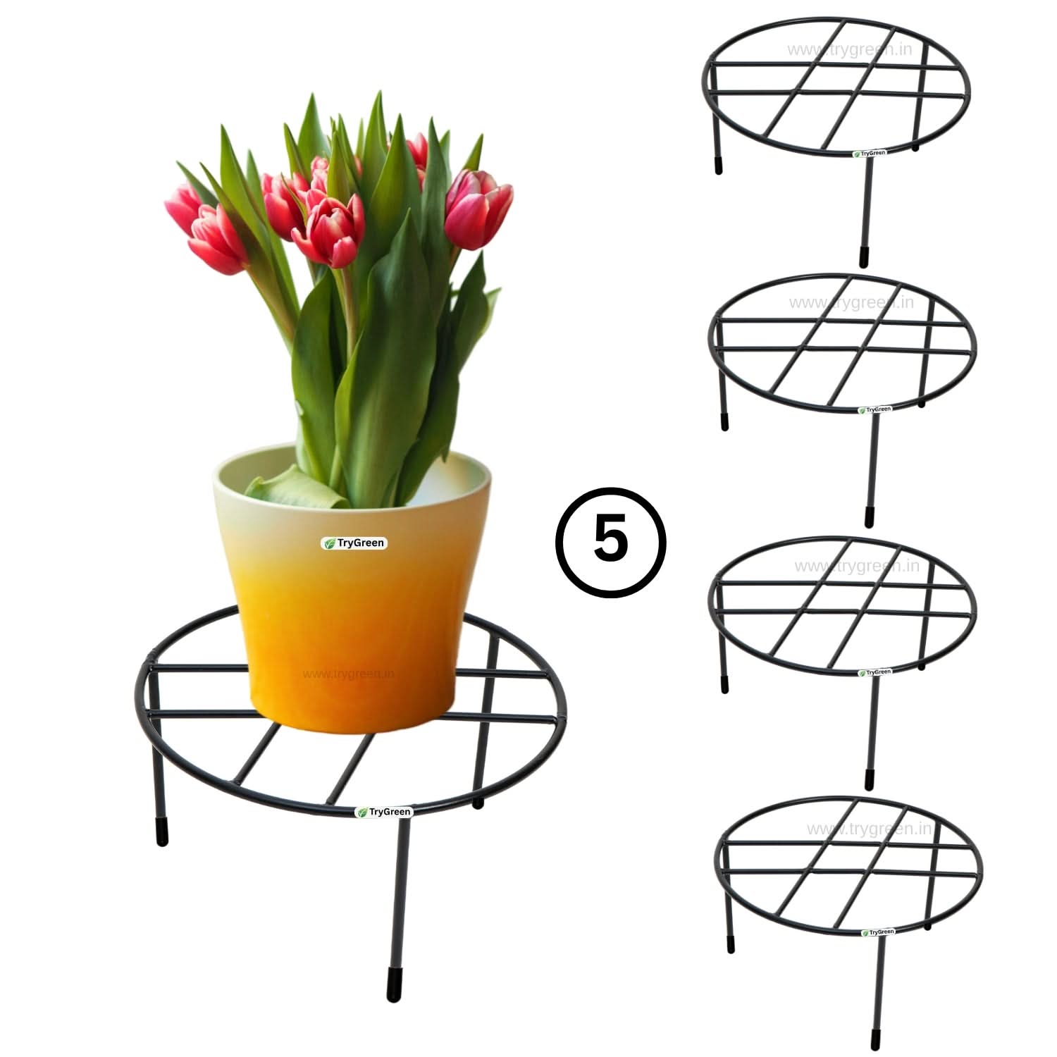 TryGreen #Mira Pot Stands for Home and Garden Decor