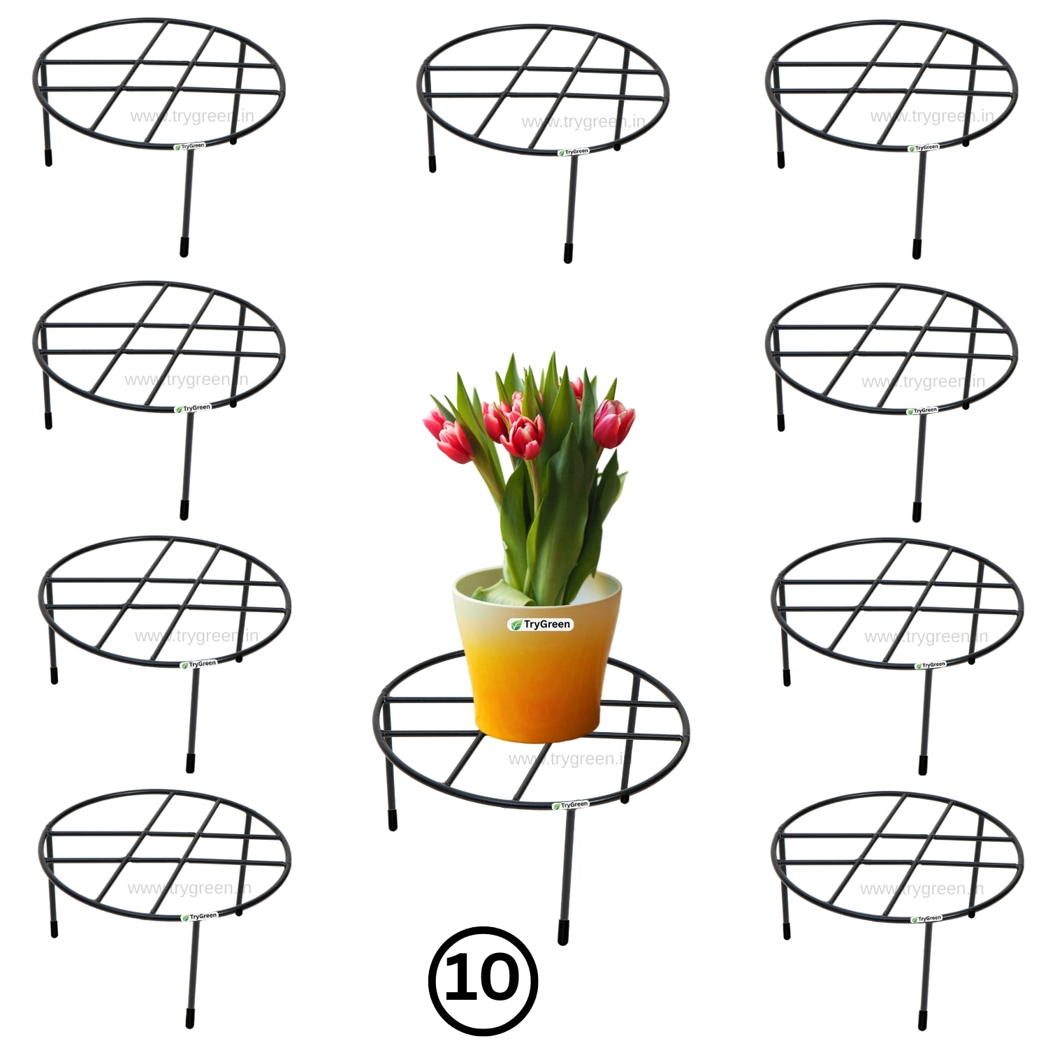 TryGreen #Mira Pot Stands for Home and Garden Decor