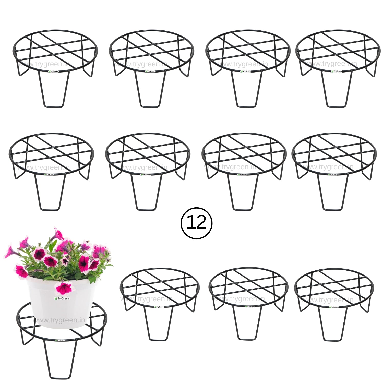 TryGreen #Tory Pot Stands for Home and Garden Decor