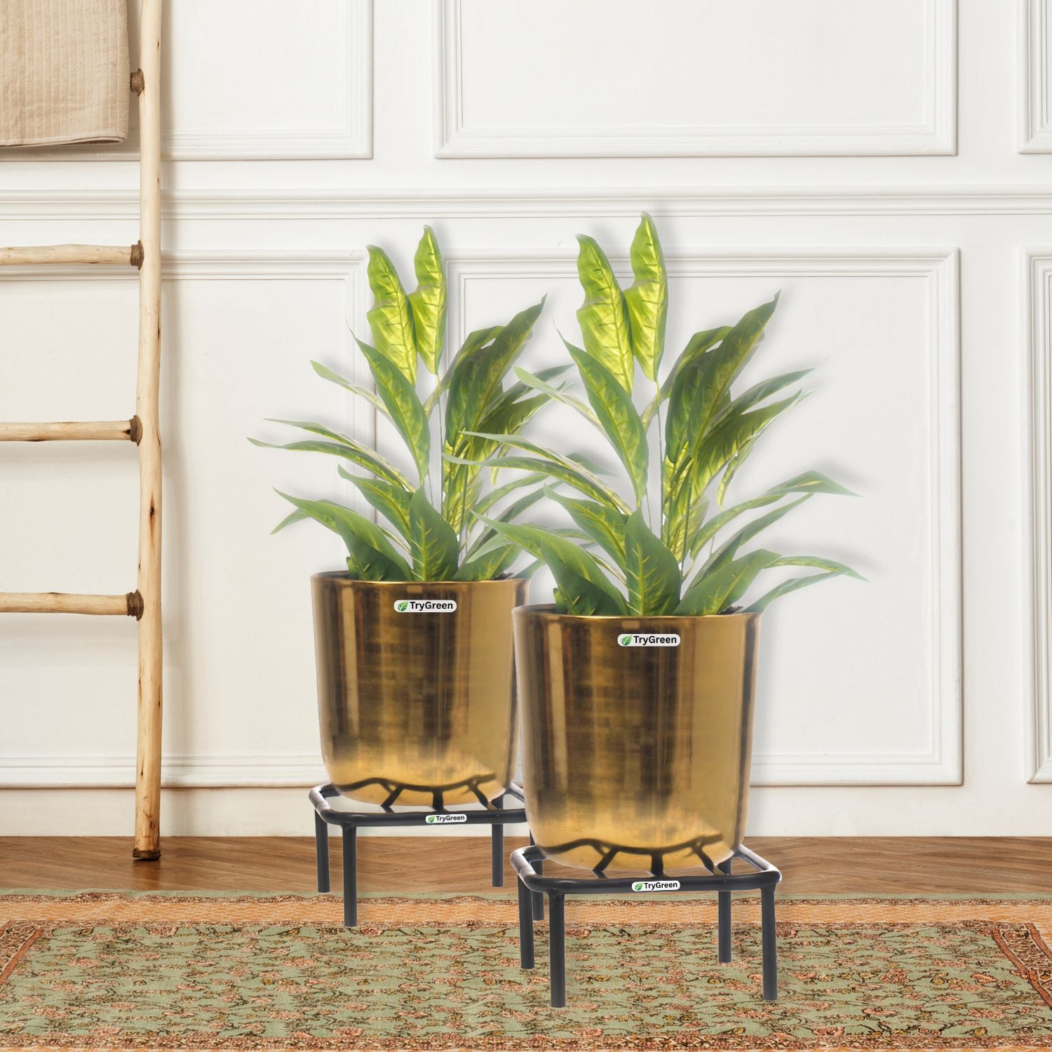 TryGreen Dray Metal Pot Stands for Planters