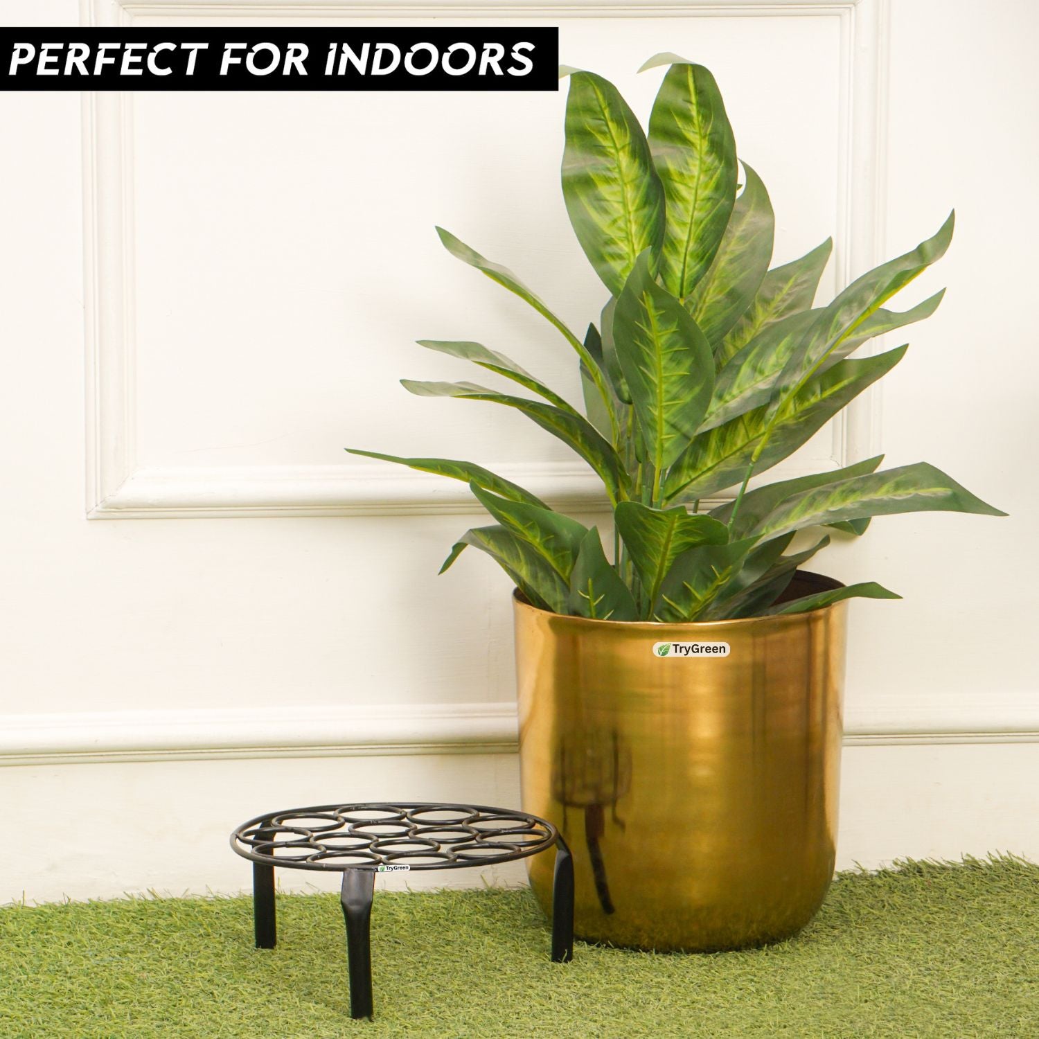 TryGreen Rivn Metal Pot Stands for Planters