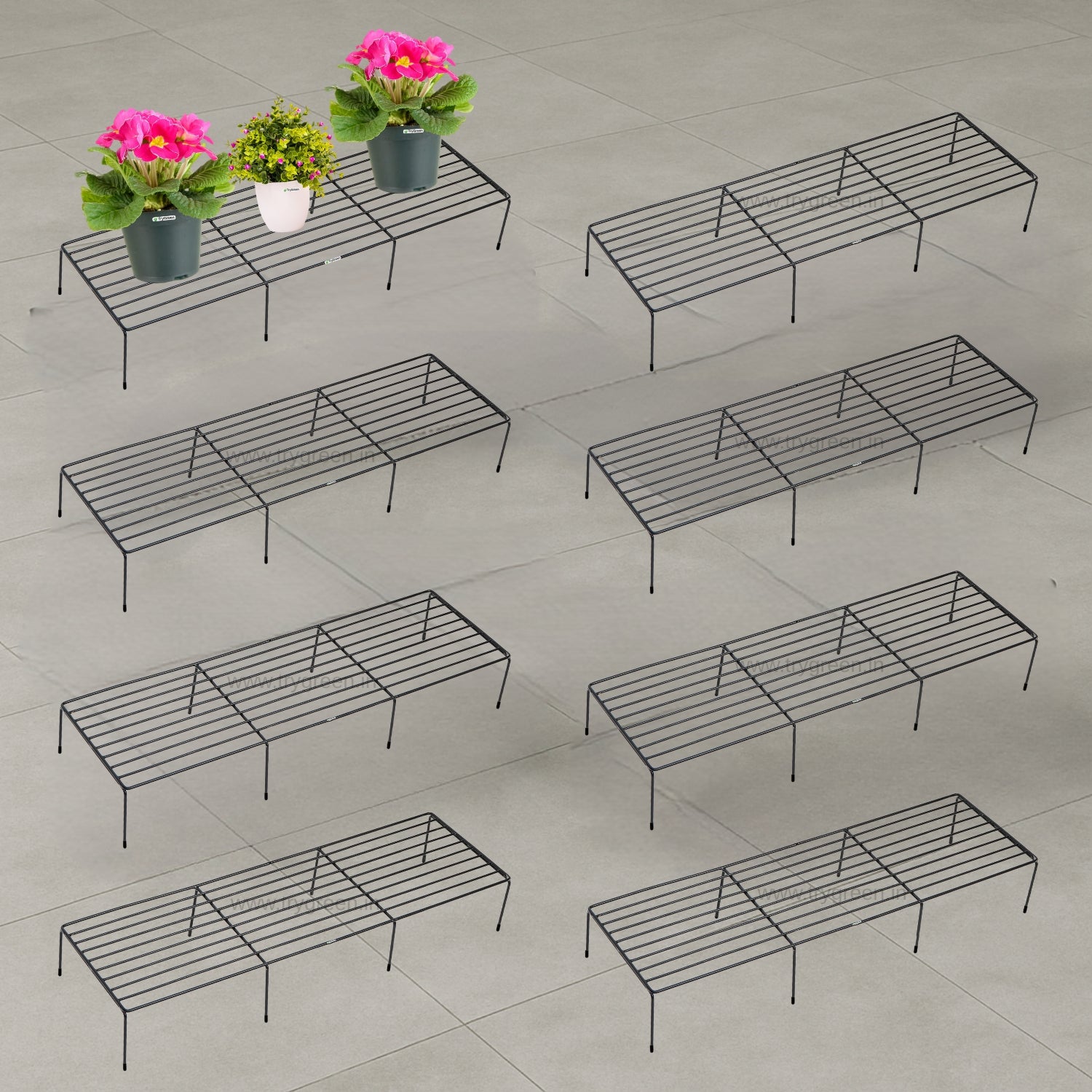 TryGreen Mesh- Pot Stands for Indoor and Outdoor