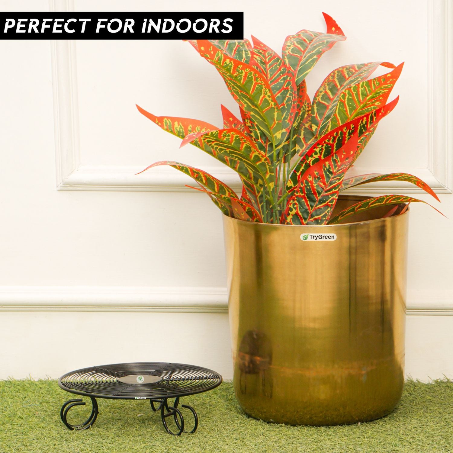 TryGreen Vorn Metal Pot Stands for Planters