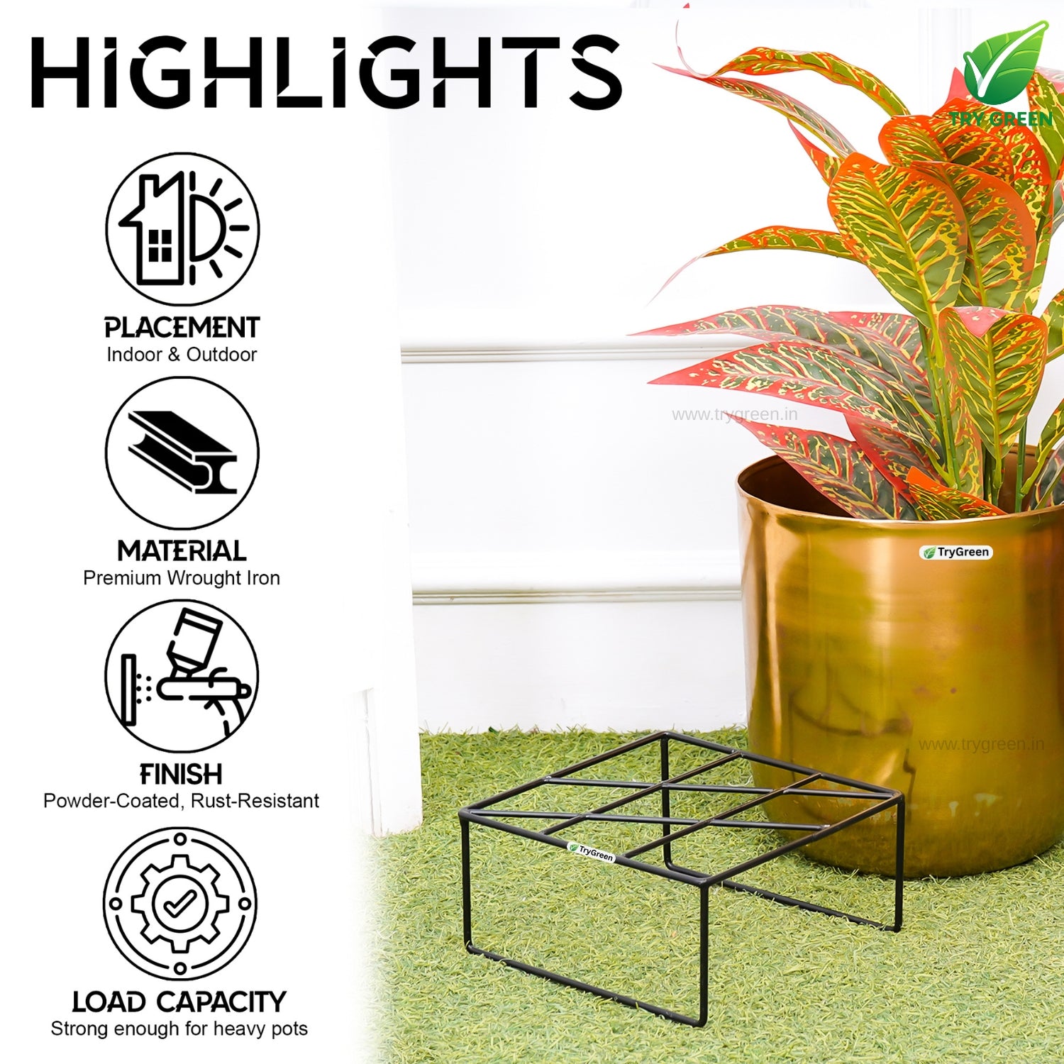 TryGreen Twig# Pot Stands for Indoor and Outdoor