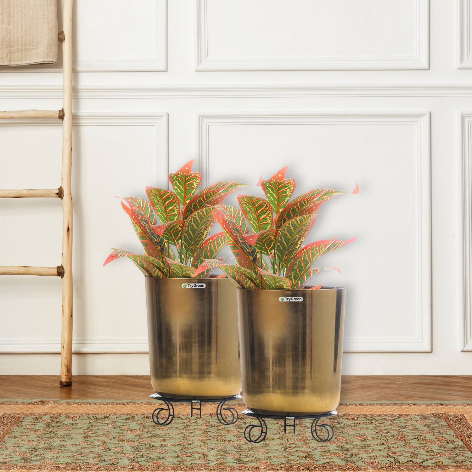 TryGreen Vorn Metal Pot Stands for Planters