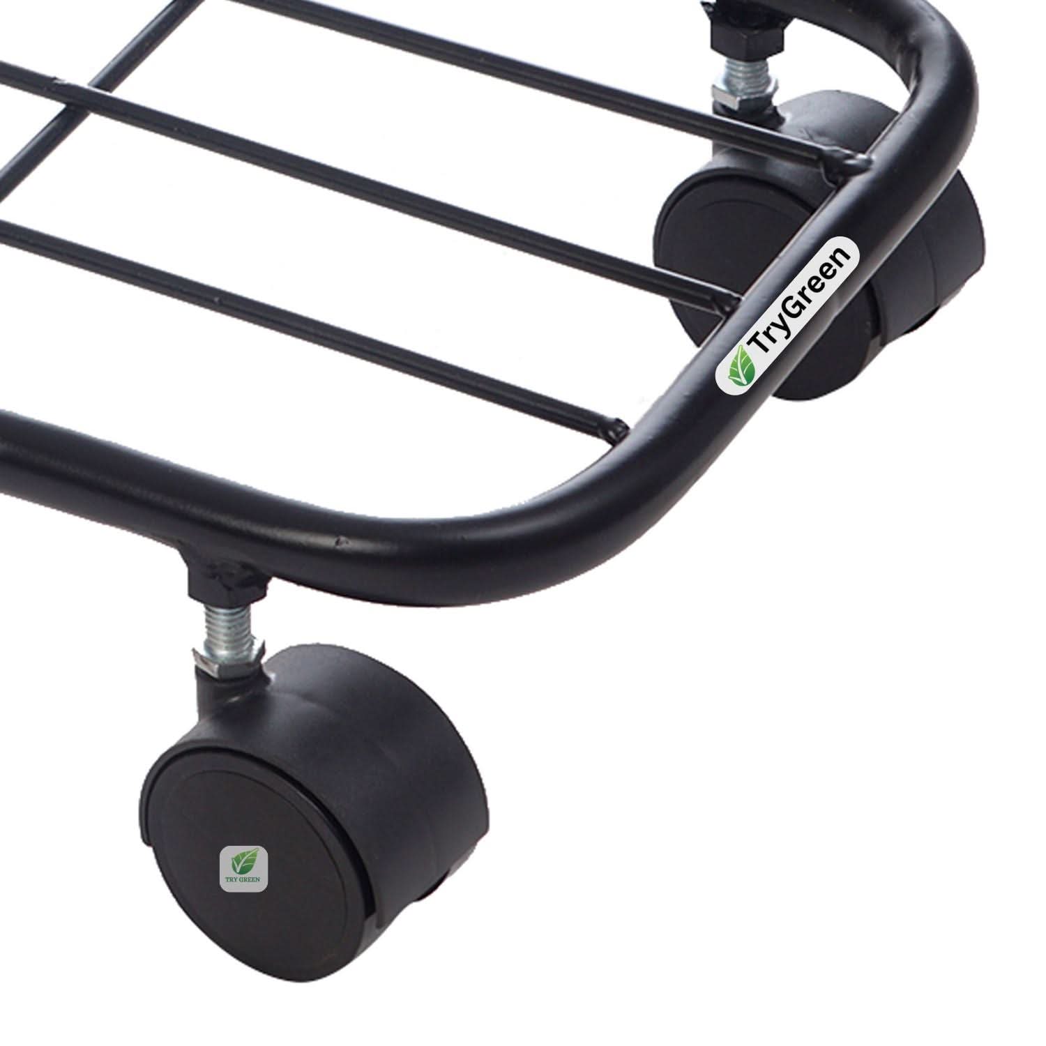 TryGreen Ivy Wheel Rolling Plant Stand for Planters
