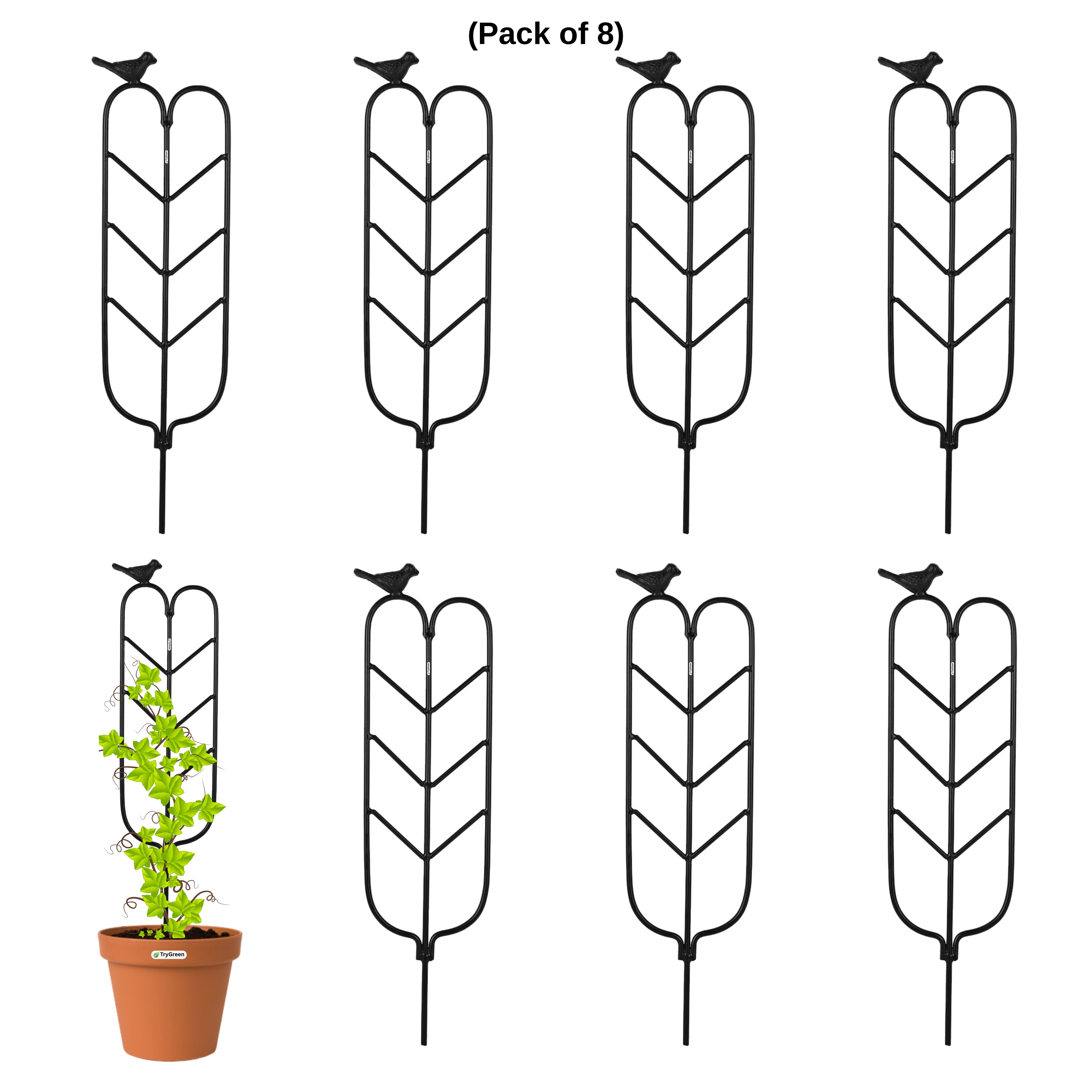 TryGreen- Arrow Shape Strong Support Stakes for Garden