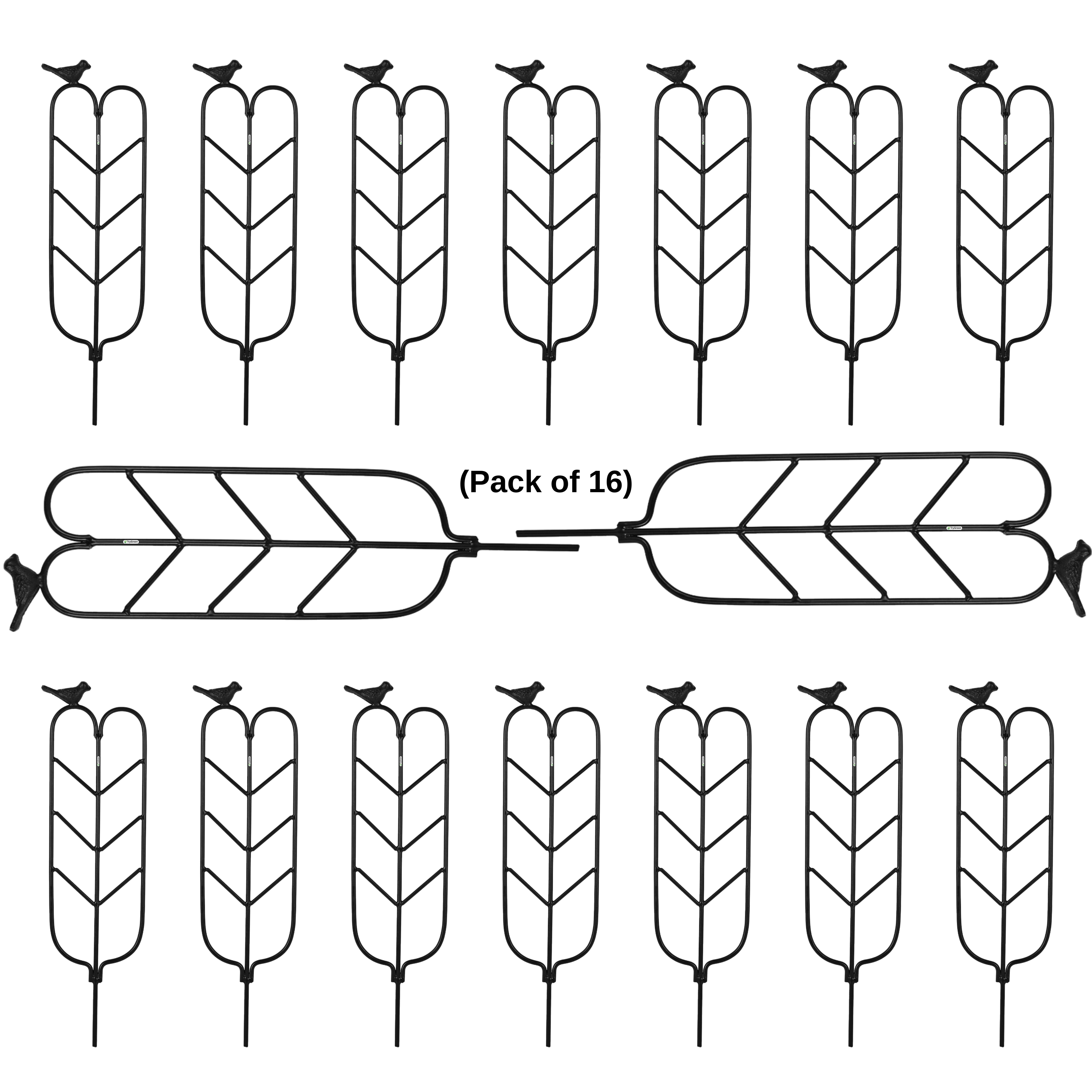 TryGreen- Arrow Shape Strong Support Stakes for Garden