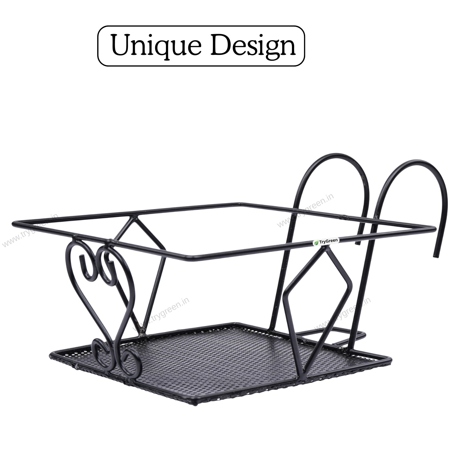 TryGreen – Ragro Metal Railing Stand for Balcony & Railing Decor