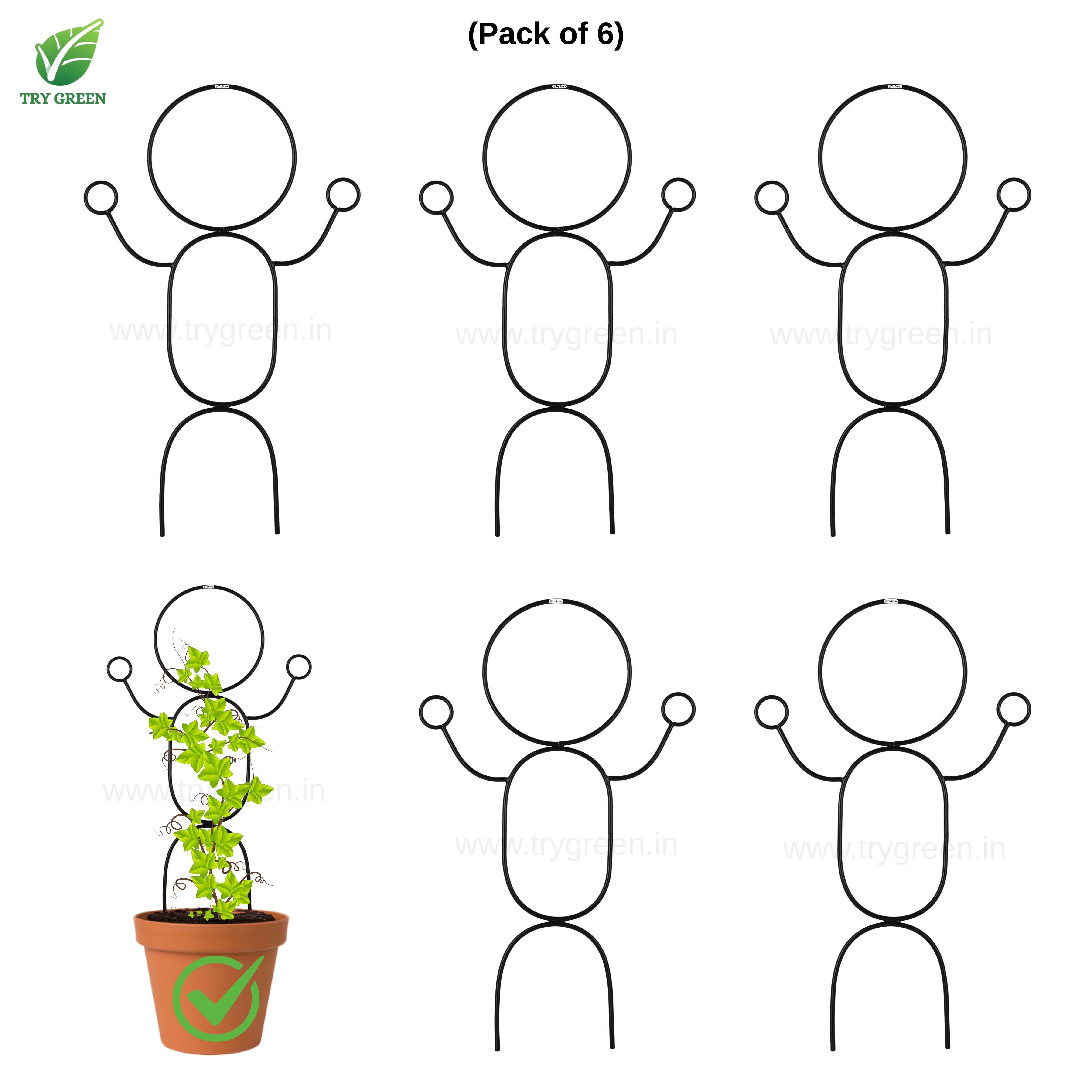 TryGreen- Dance-Strong Support Stakes for Garden