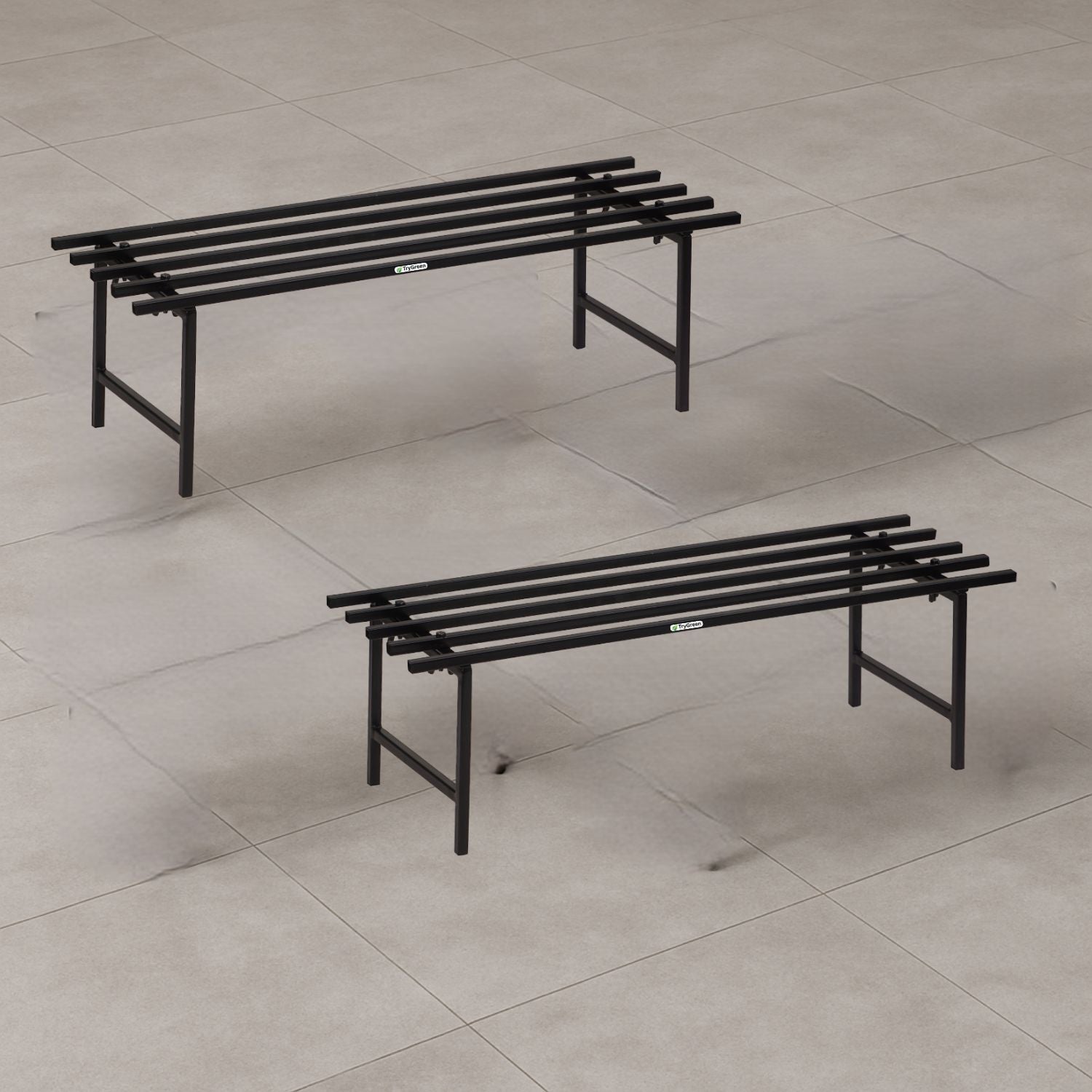 TryGreen Hexa Metal Pot Stands for Planters