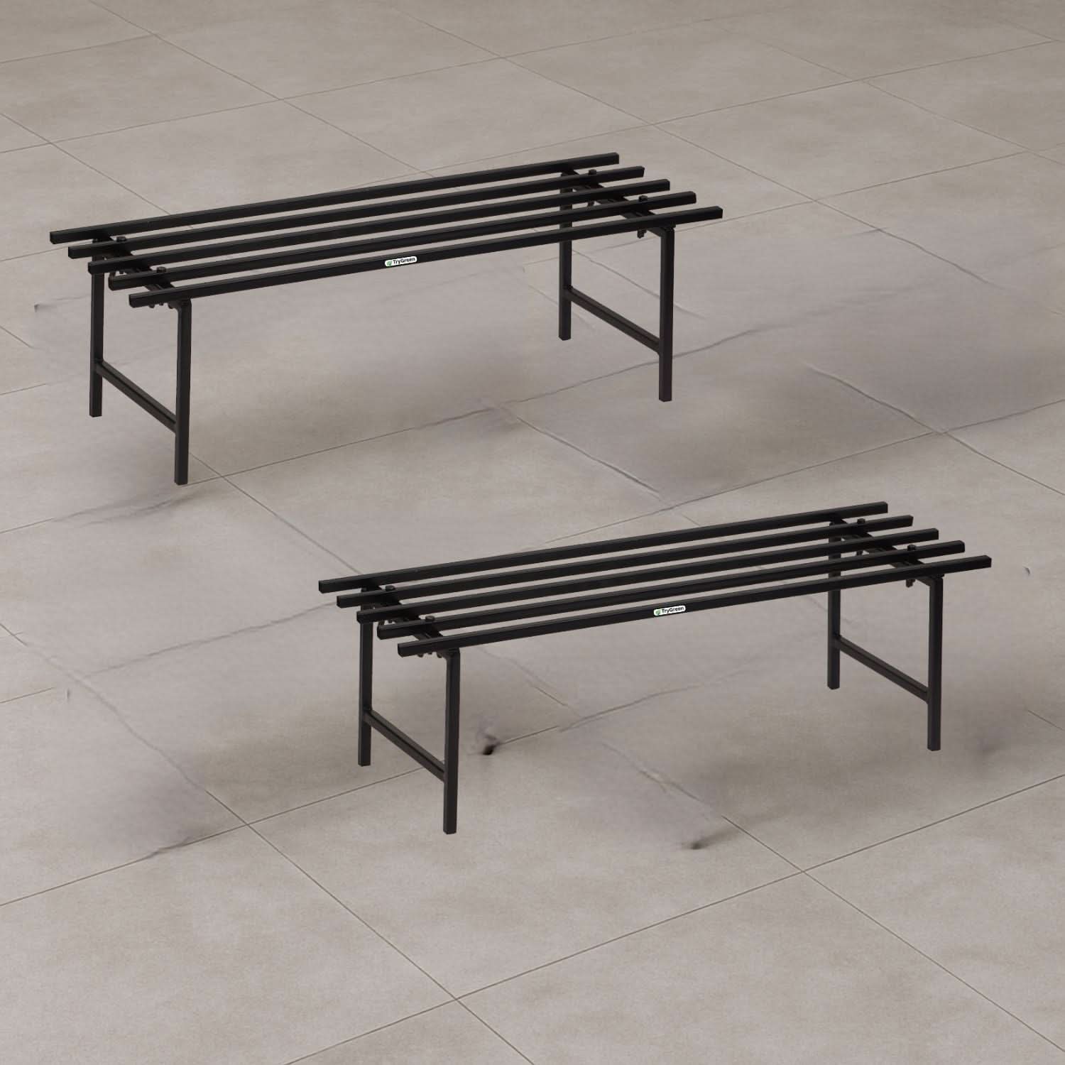 TryGreen Hexa Metal Pot Stands for Planters