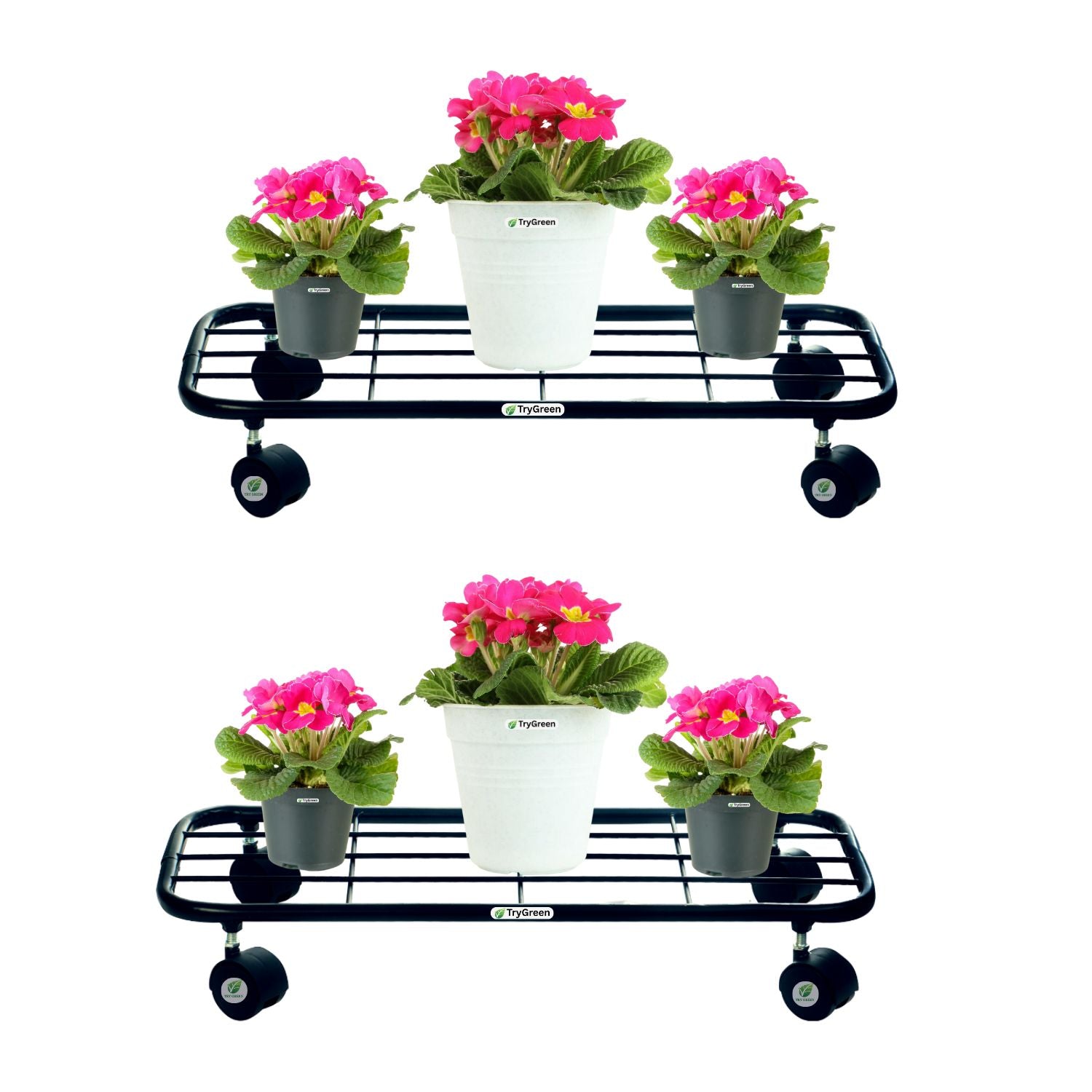 TryGreen Ivy Wheel Rolling Plant Stand for Planters