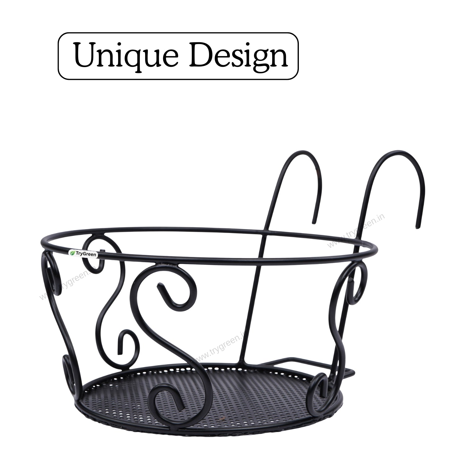 TryGreen – Owra Metal Railing Stand for Balcony & Railing Decor