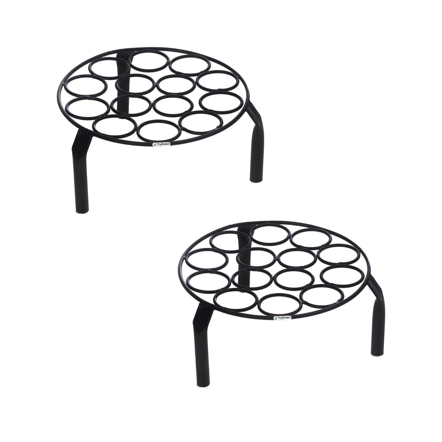 TryGreen Rivn Metal Pot Stands for Planters