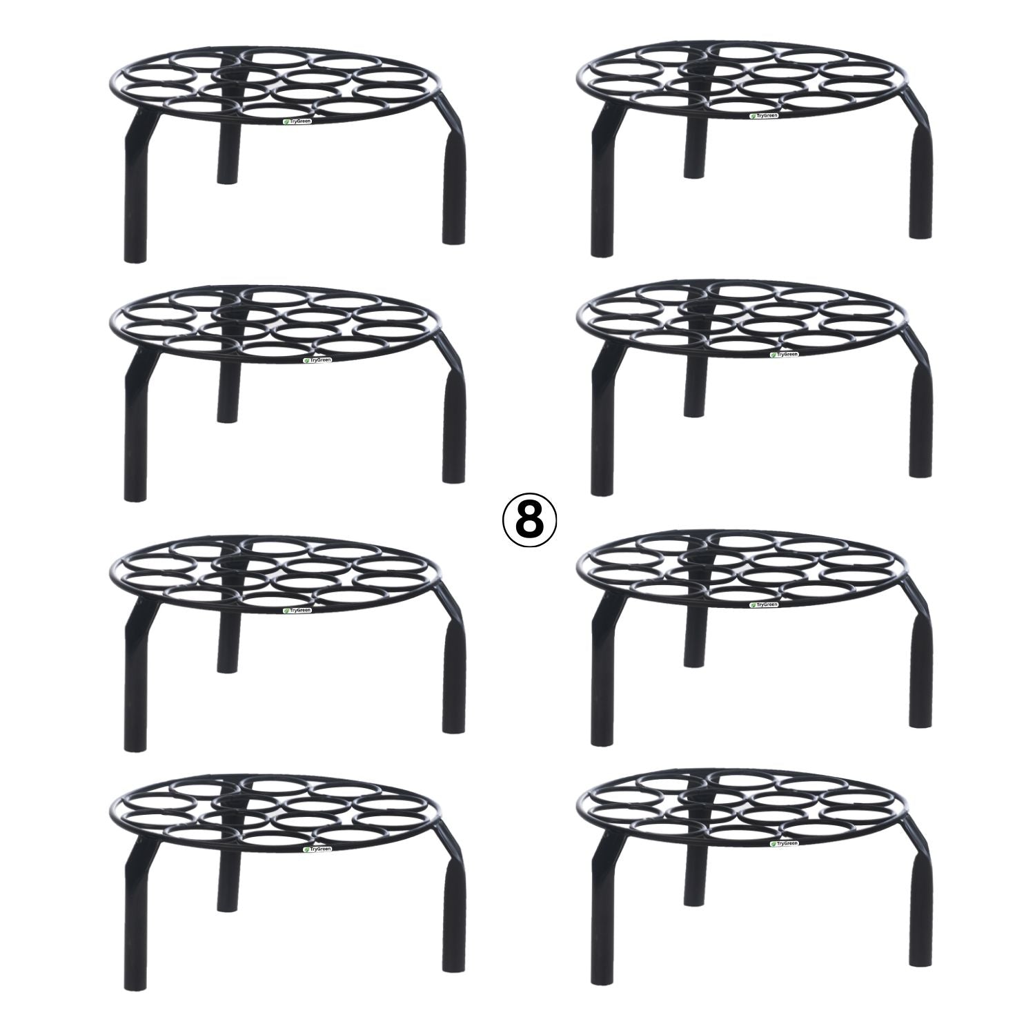 TryGreen Rivn Metal Pot Stands for Planters