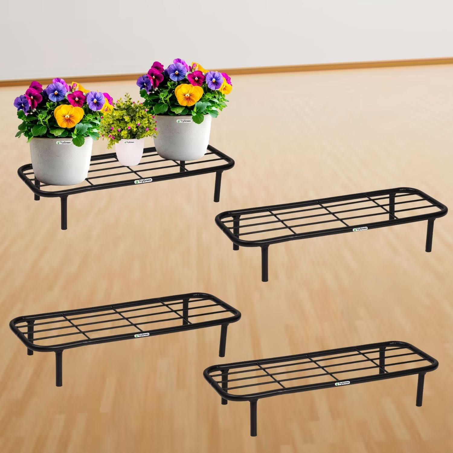 TryGreen Rudo Metal Pot Stands for Planters