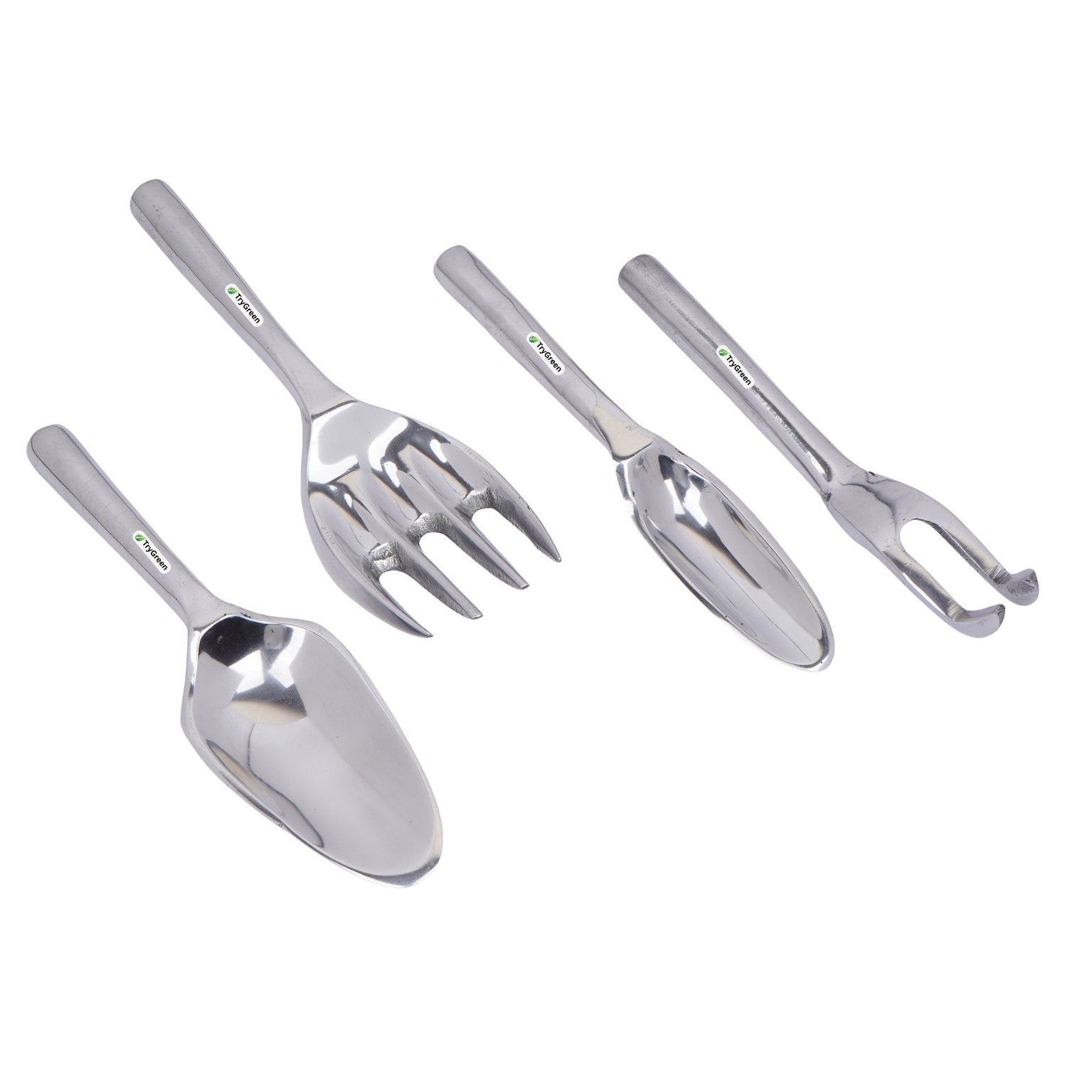 TryGreen Alum Tool Kit for Plants in Wooden Box