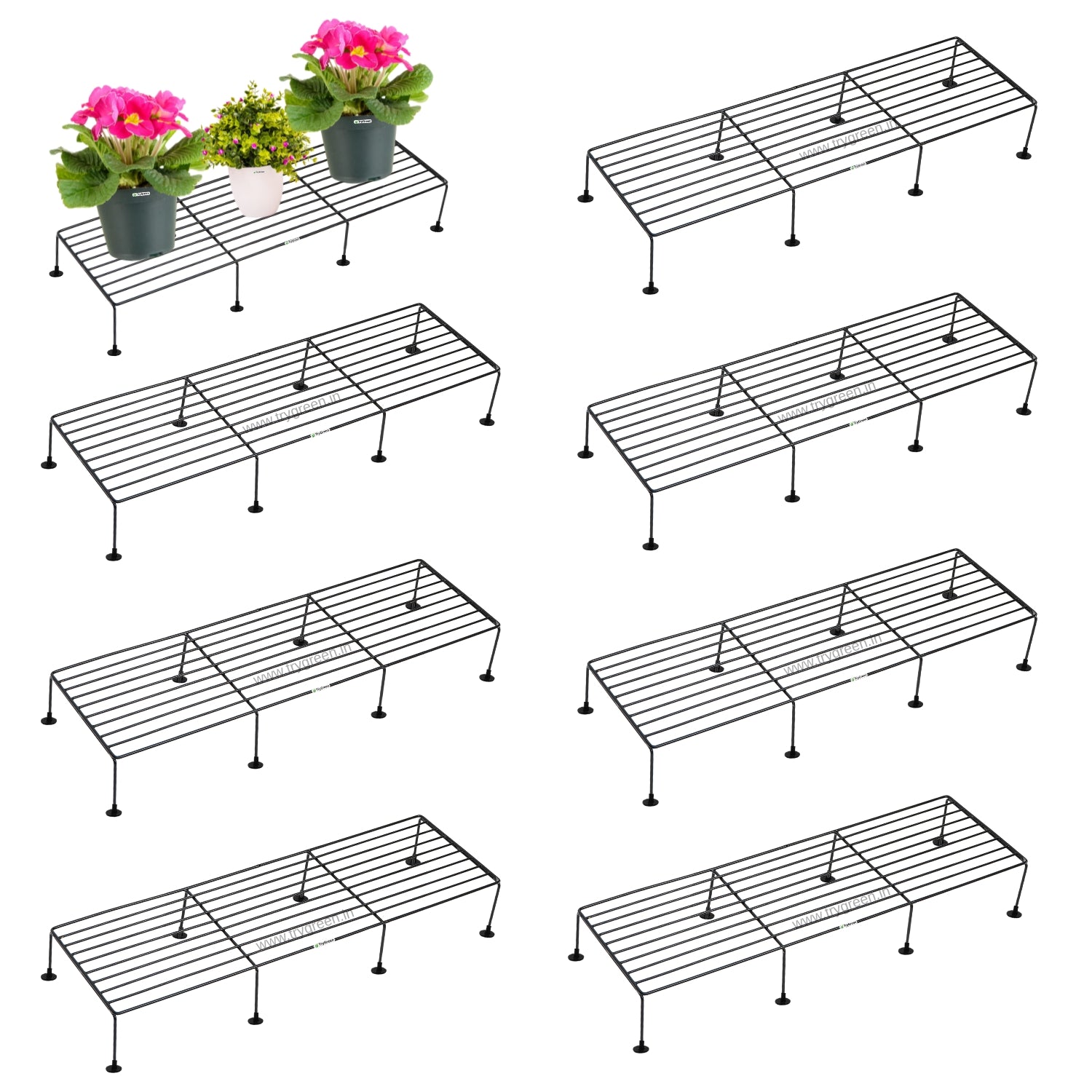 TryGreen Bine Pot Stands for Home and Garden Decor