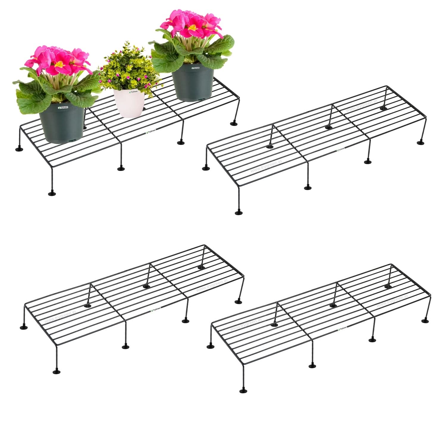 TryGreen Bine Pot Stands for Home and Garden Decor