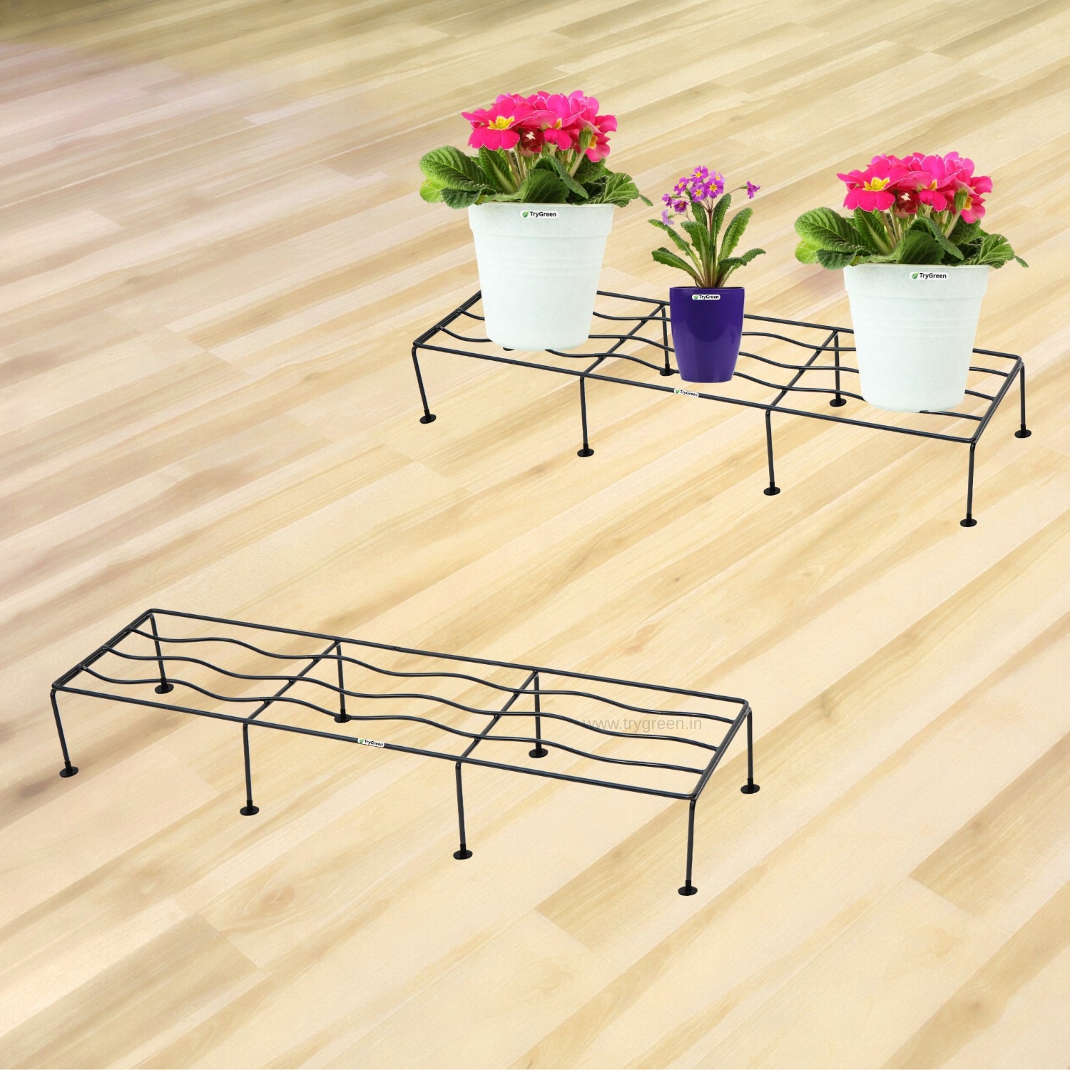 TryGreen Wave- Pot Stands for Indoor and Outdoor