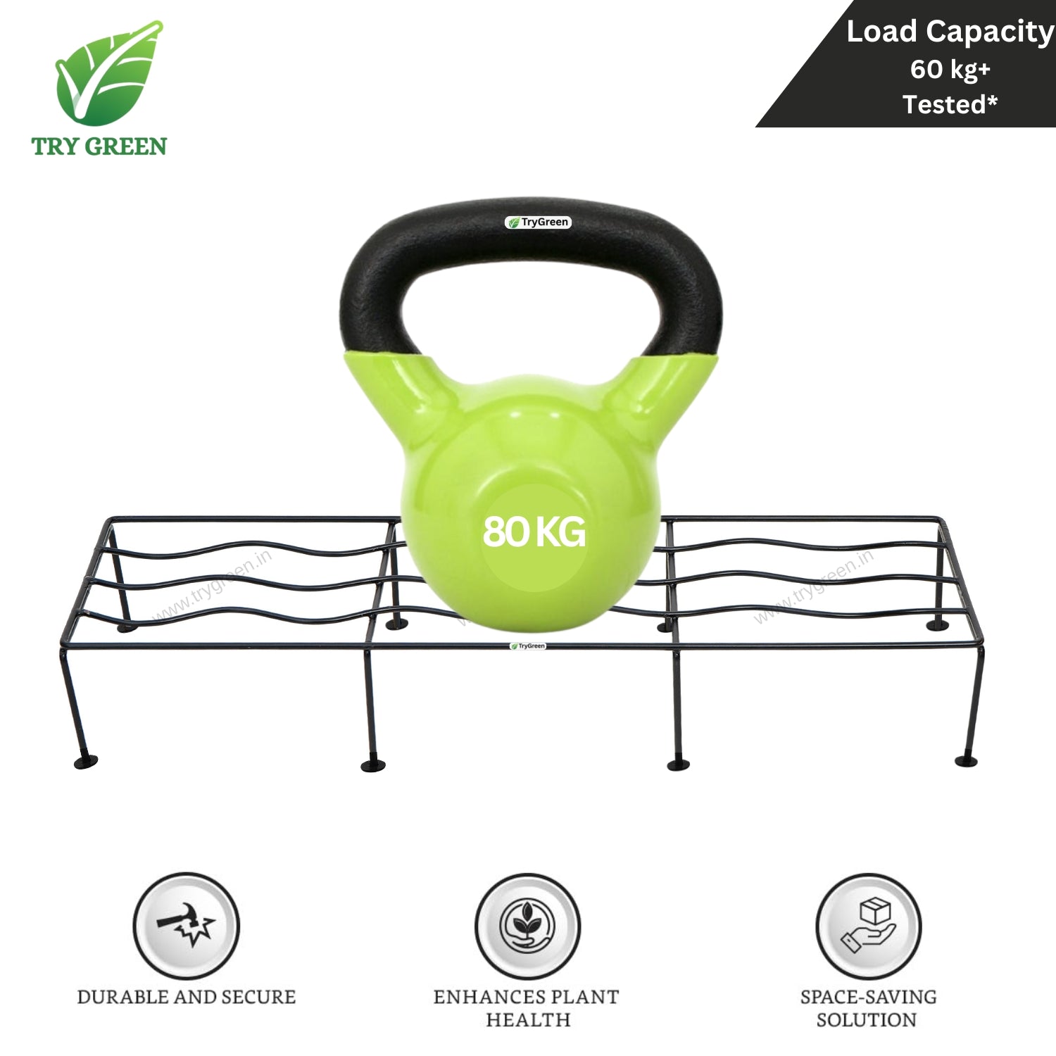 TryGreen Wave- Pot Stands for Indoor and Outdoor