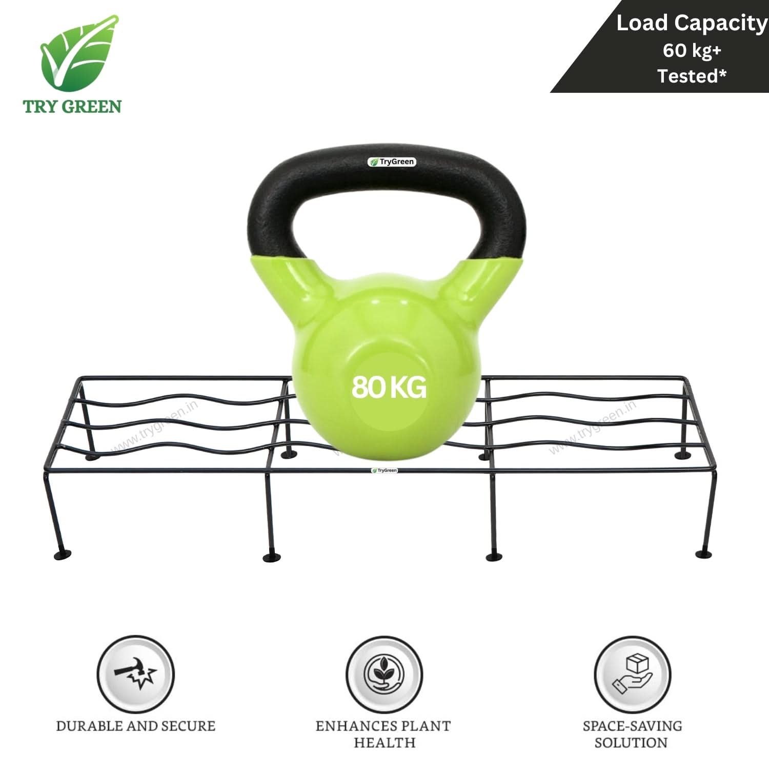 TryGreen Wave- Pot Stands for Indoor and Outdoor