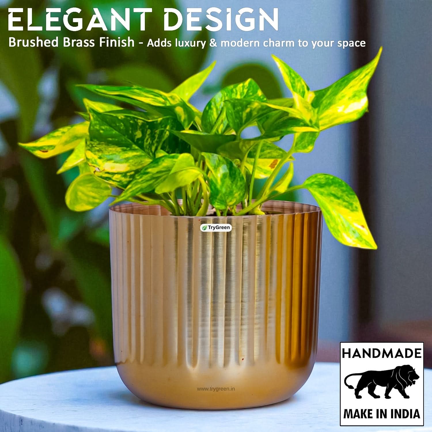 TryGreen String Metal Planters (Set of 3)