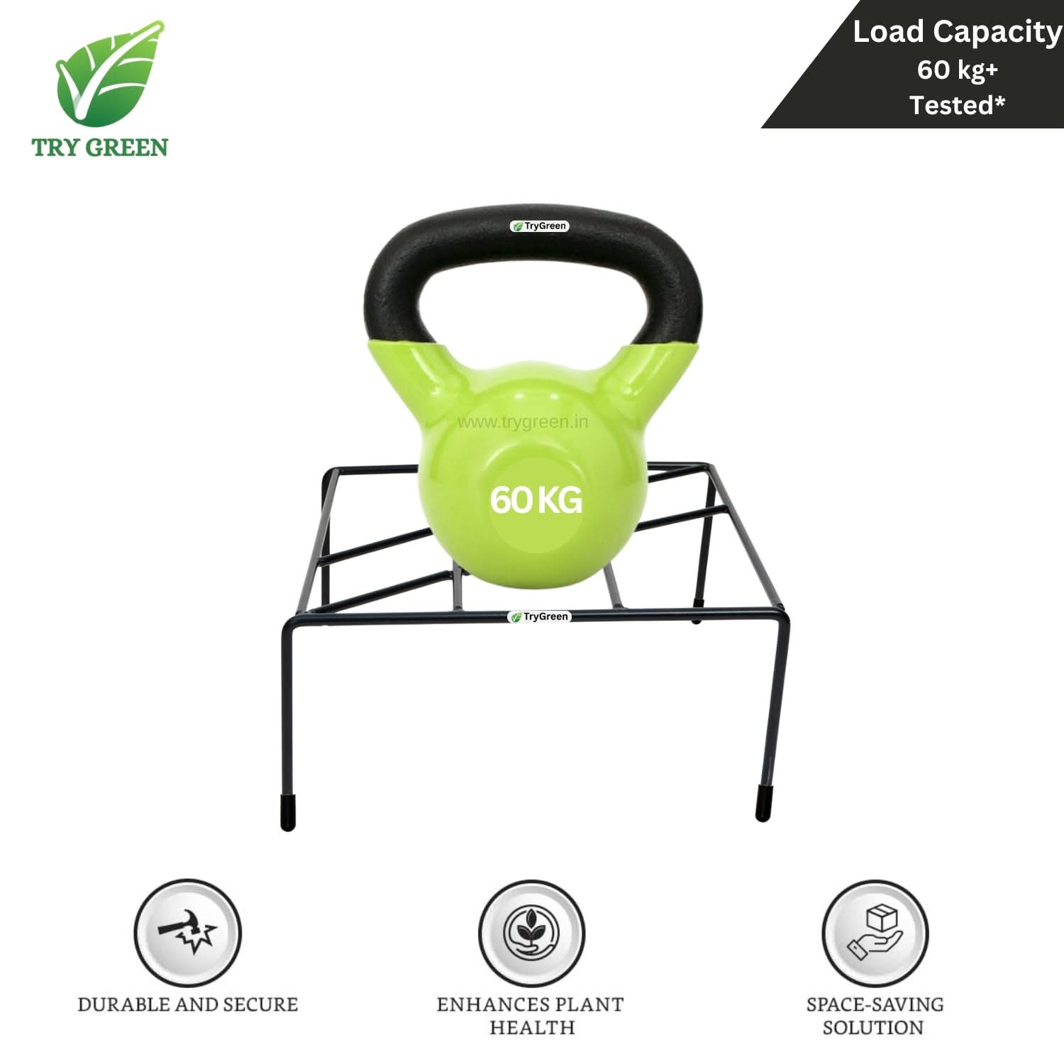 TryGreen Sill Pot Stands for Home and Garden Decor