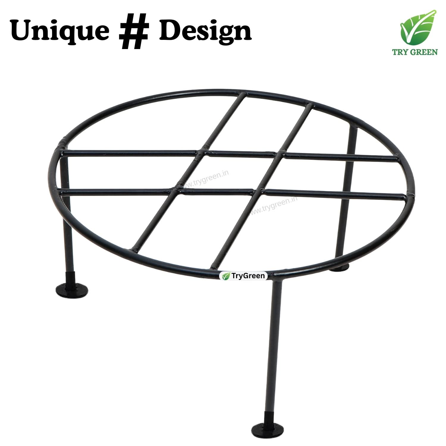 TryGreen Nira Pot Stands for Home and Garden Decor