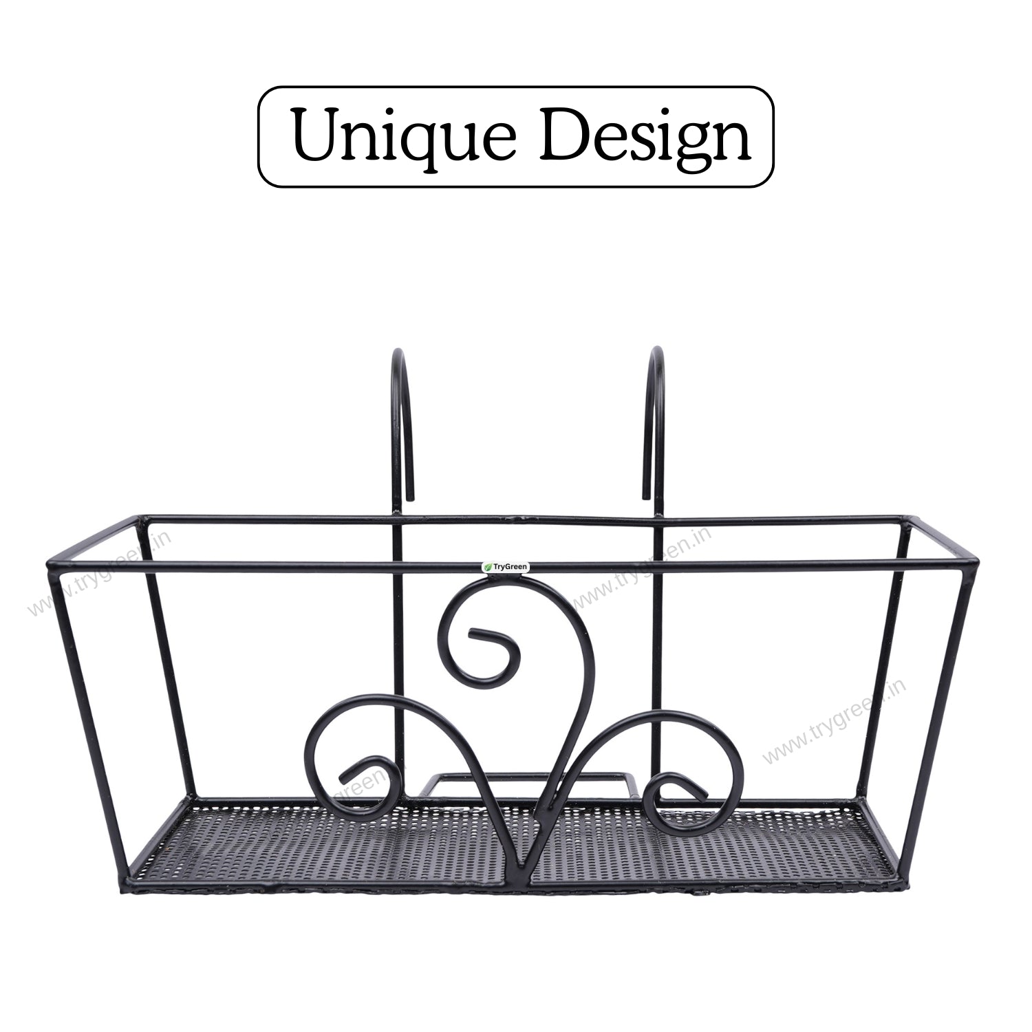 TryGreen – Alra Metal Railing Stand for Balcony & Railing Decor
