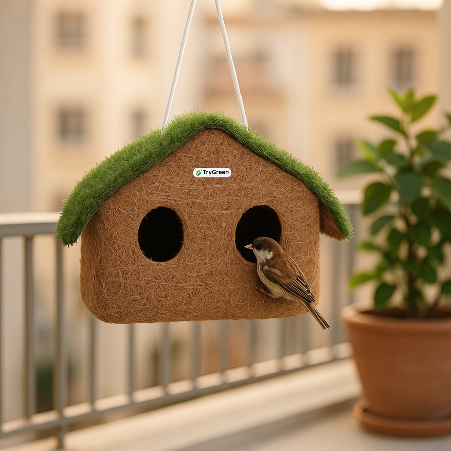 TryGreen- Family Bird House Eco-Friendly