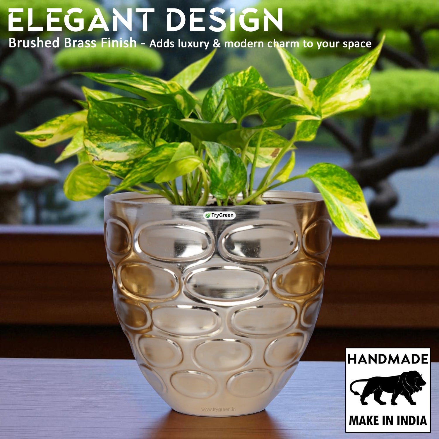 TryGreen Versa Metal Planters (Set of 3)