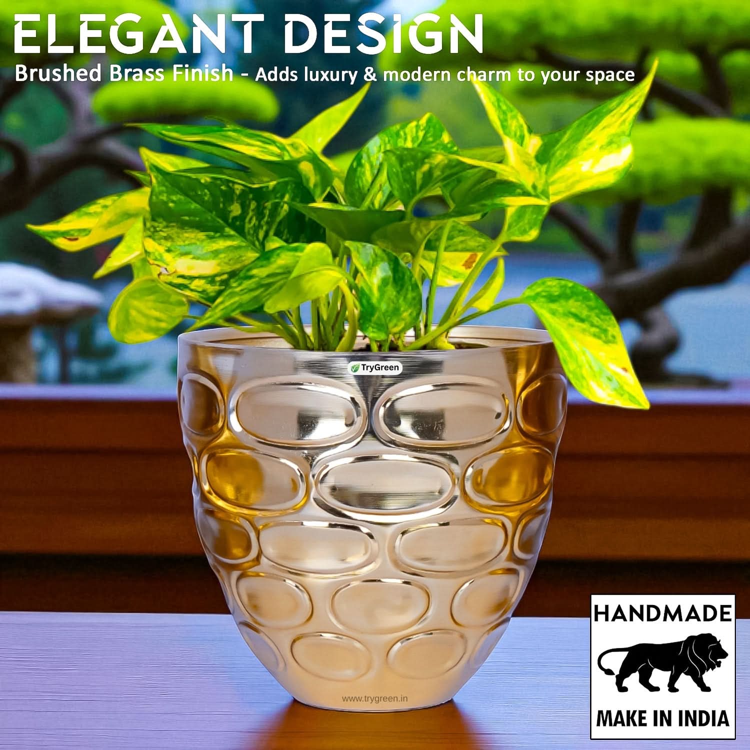 TryGreen Versa Metal Planters (Set of 3)