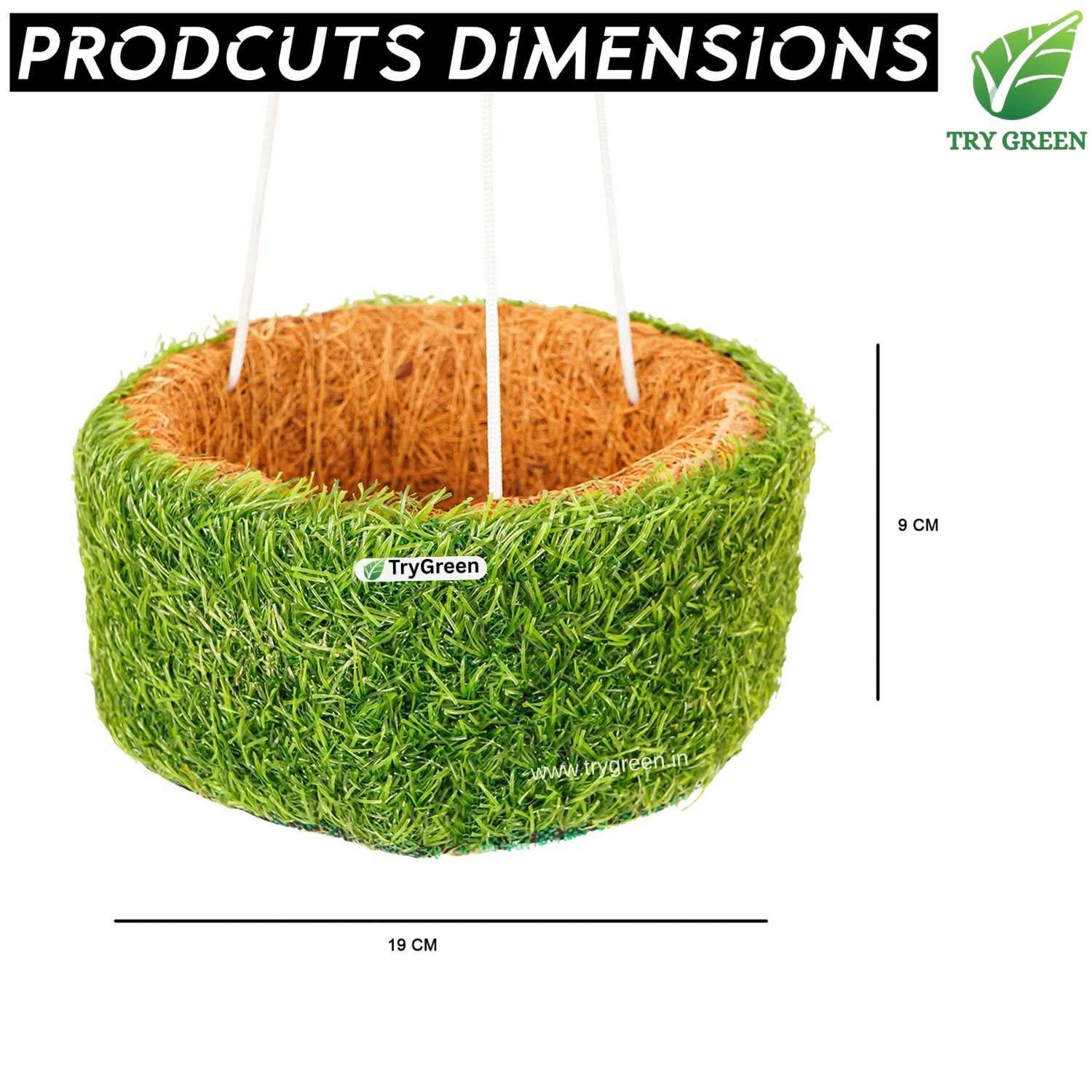 TryGreen- Nest Bird House Eco-Friendly (Set of 2)