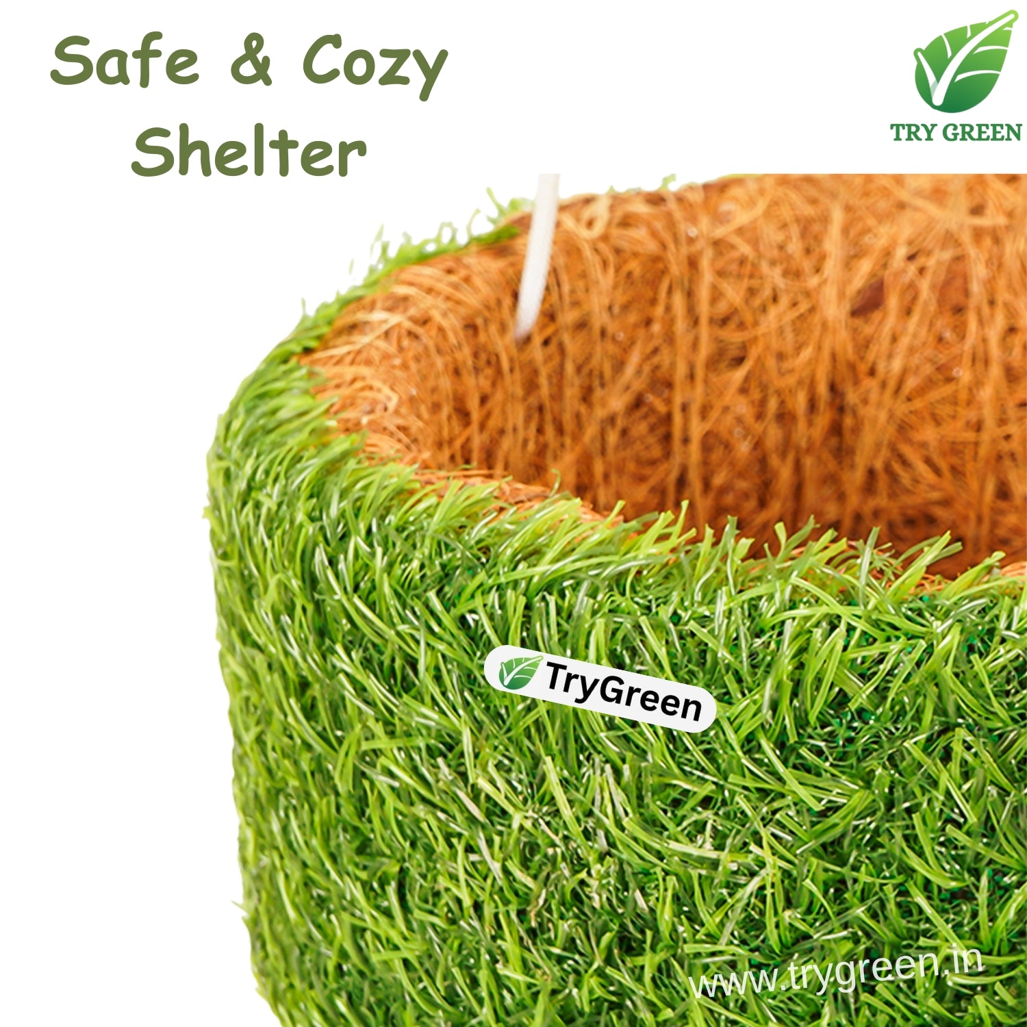 TryGreen- Nest Bird House Eco-Friendly (Set of 2)