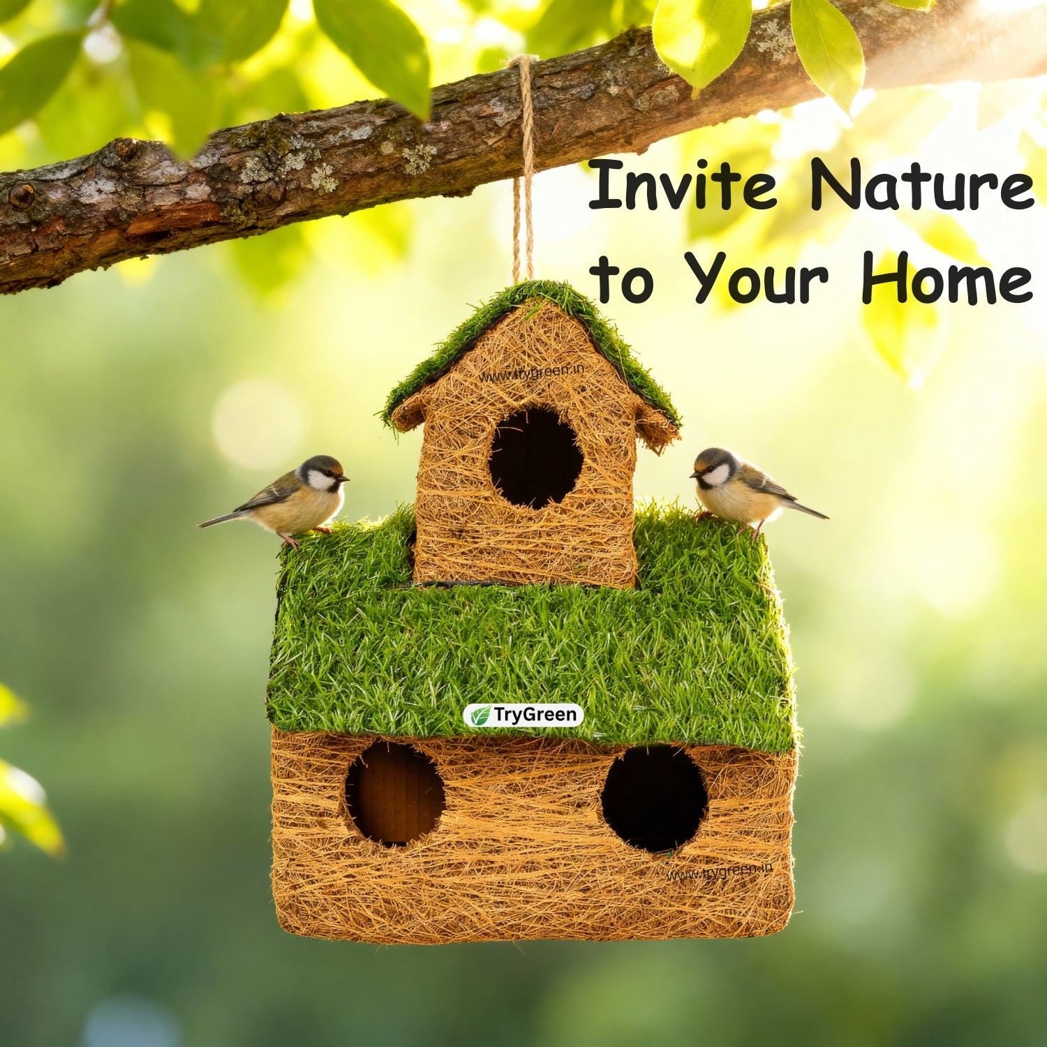 TryGreen- Fort Bird House Eco-Friendly