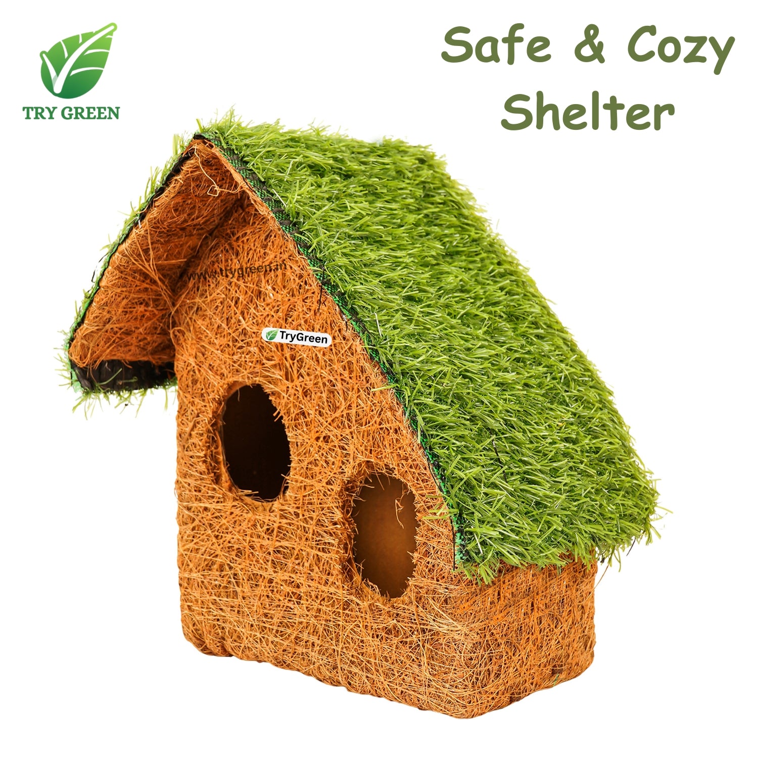 TryGreen- Tilt Bird House Eco-Friendly