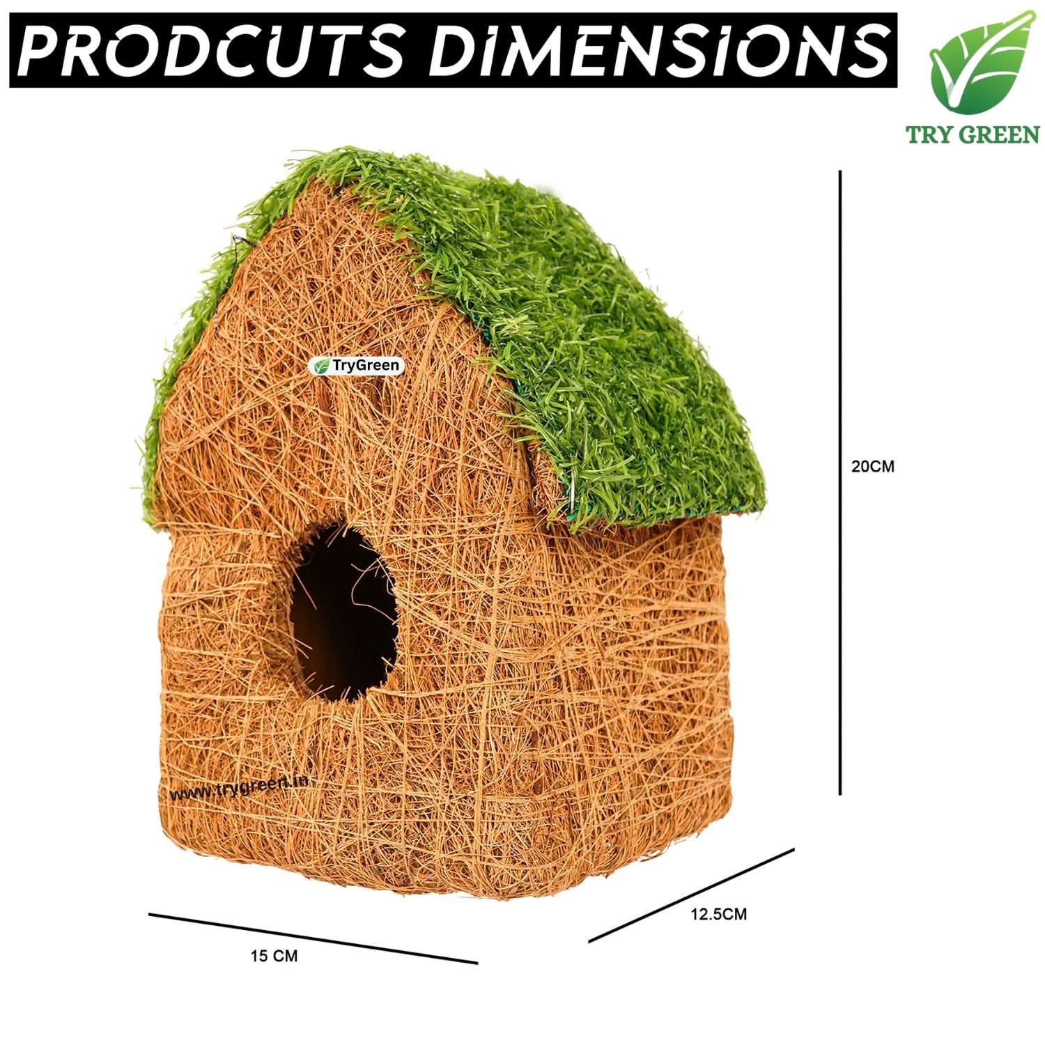 TryGreen- Rosty Bird House Eco-Friendly
