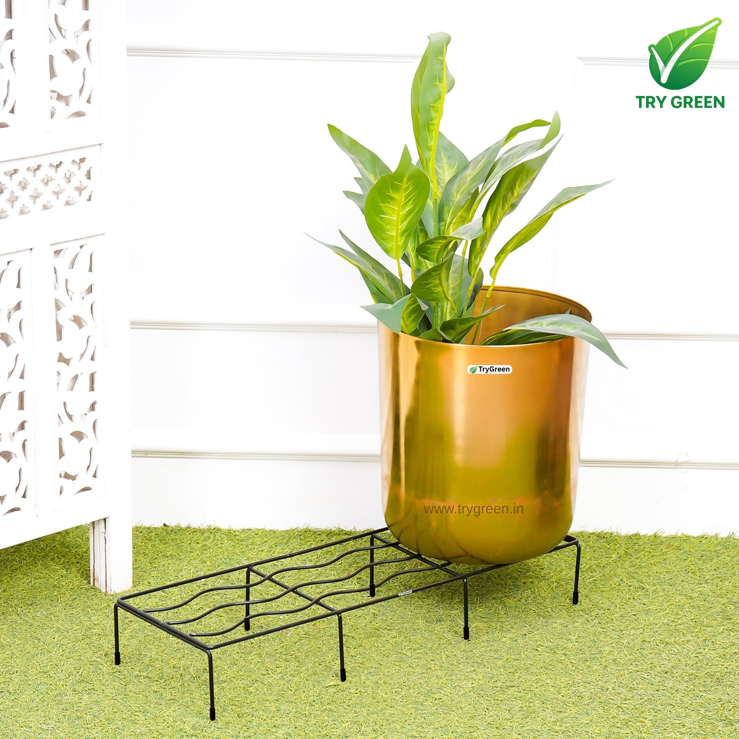 TryGreen Fern Pot Stands for Home and Garden Decor