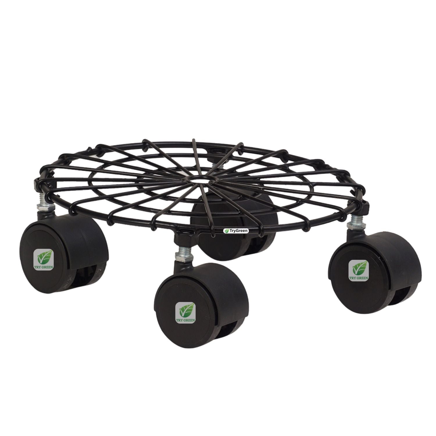 TryGreen Craby Wheel Rolling Plant Stand for Planters