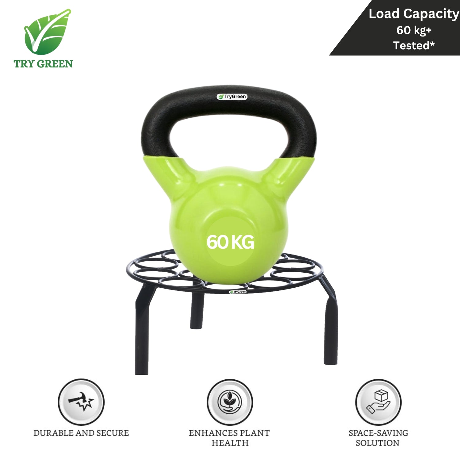 TryGreen Rivn Metal Pot Stands for Planters